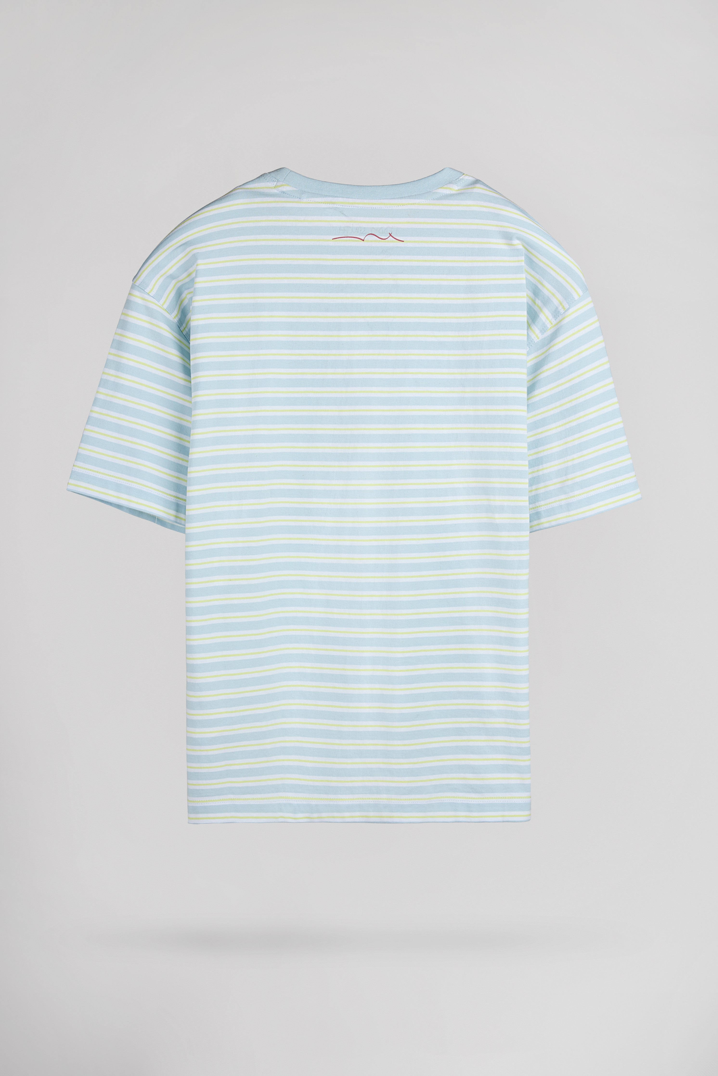 Teddy Smith T-Stry MC JR Pastel Blue t-shirt garçon rayures