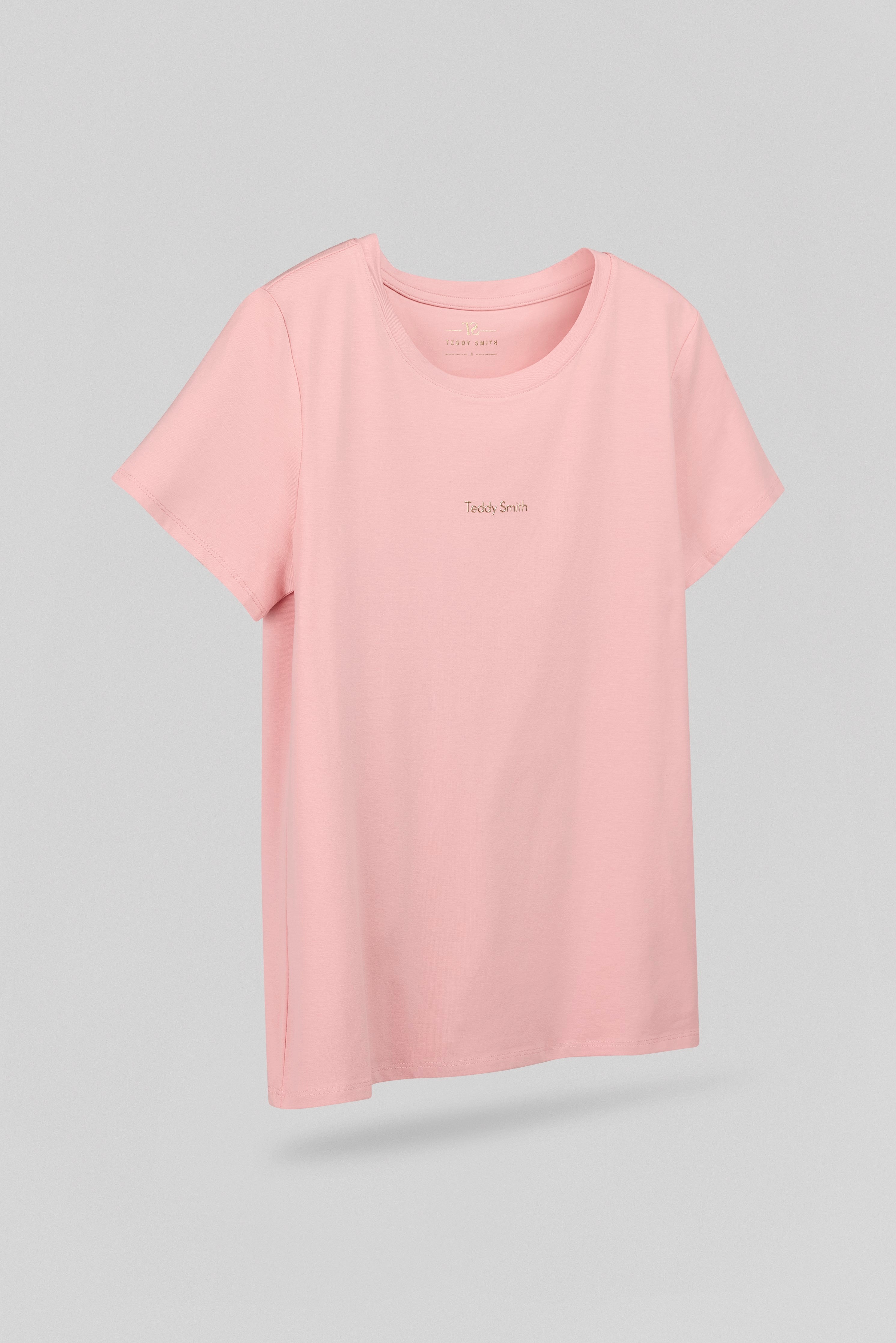 Teddy Smith T-Ribelle MC t-shirt vieux rose femme