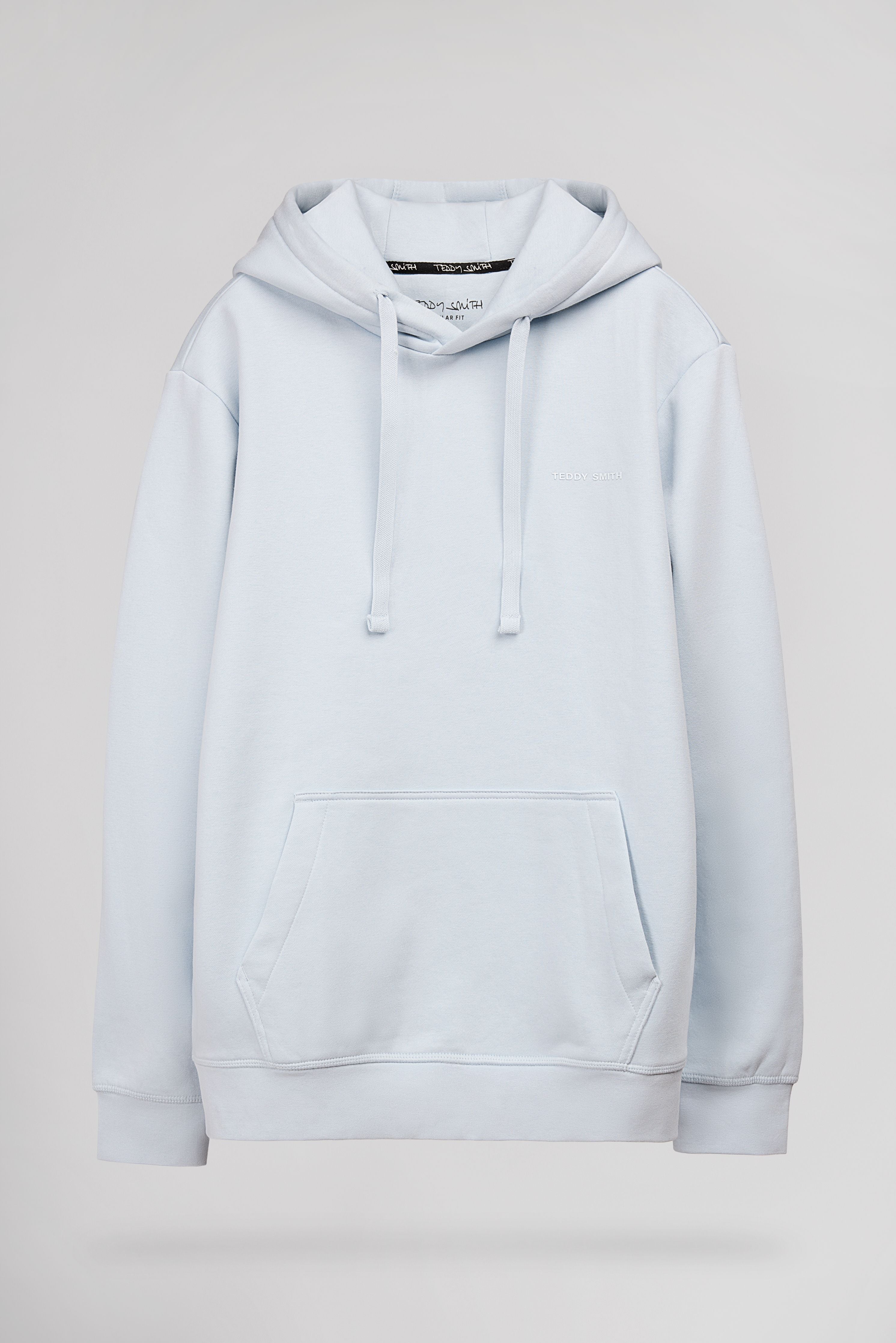 Teddy Smith S-Nark Hoody sweat capuche bleu pastel