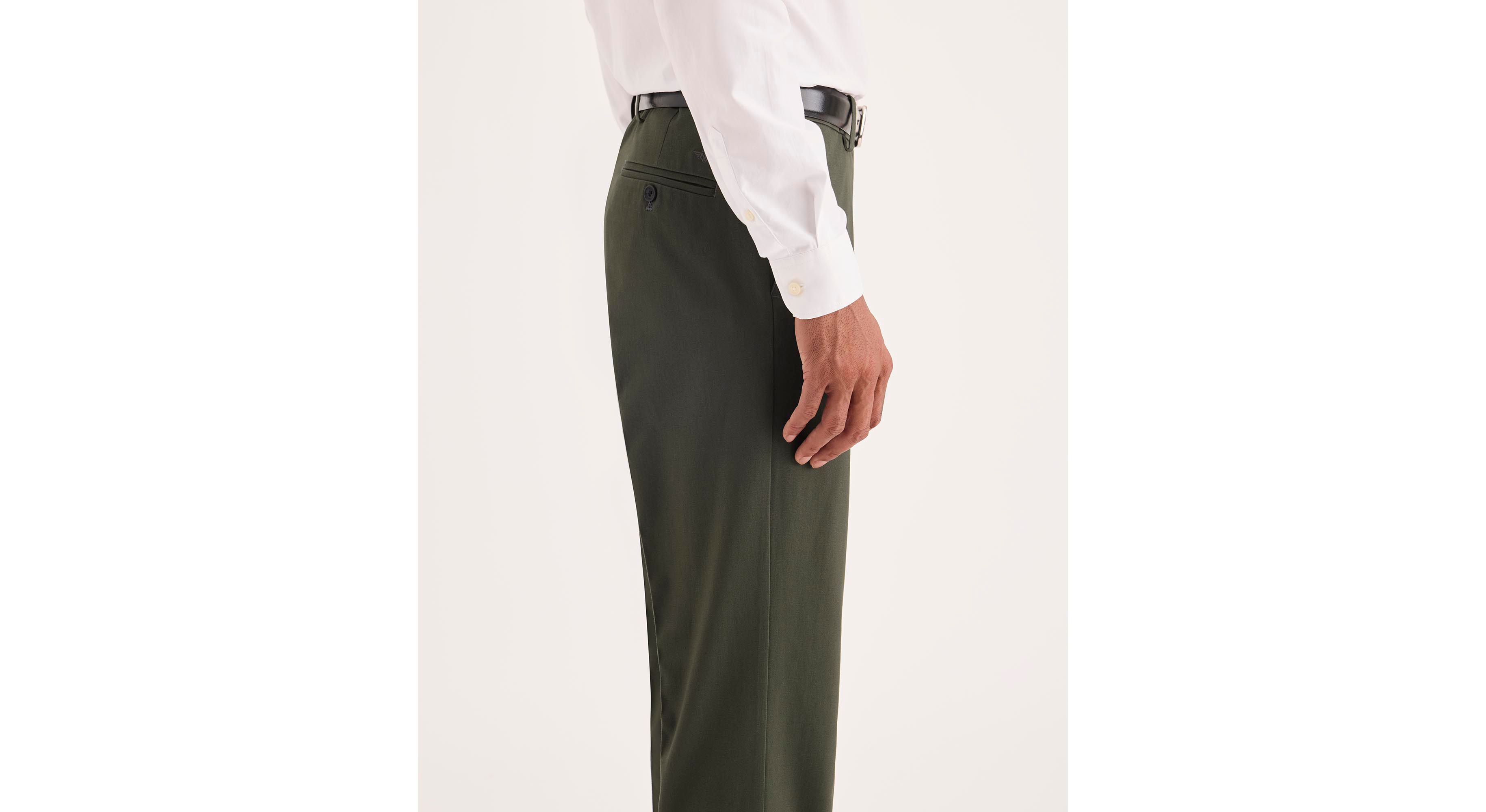 Dockers Signature Iron Free Khaki Slim Homme Vert