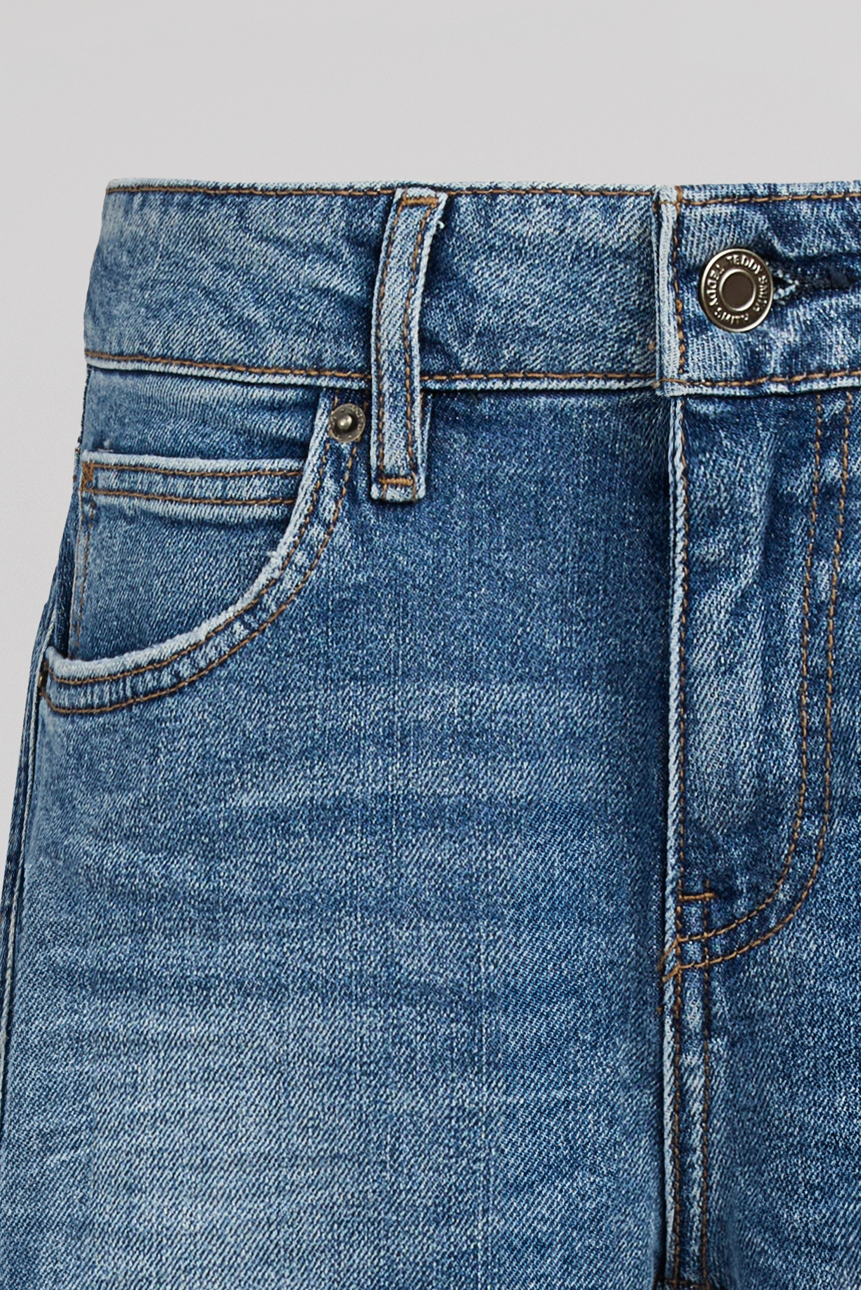 Teddy Smith P-Candy Straight jean femme vintage indigo droit