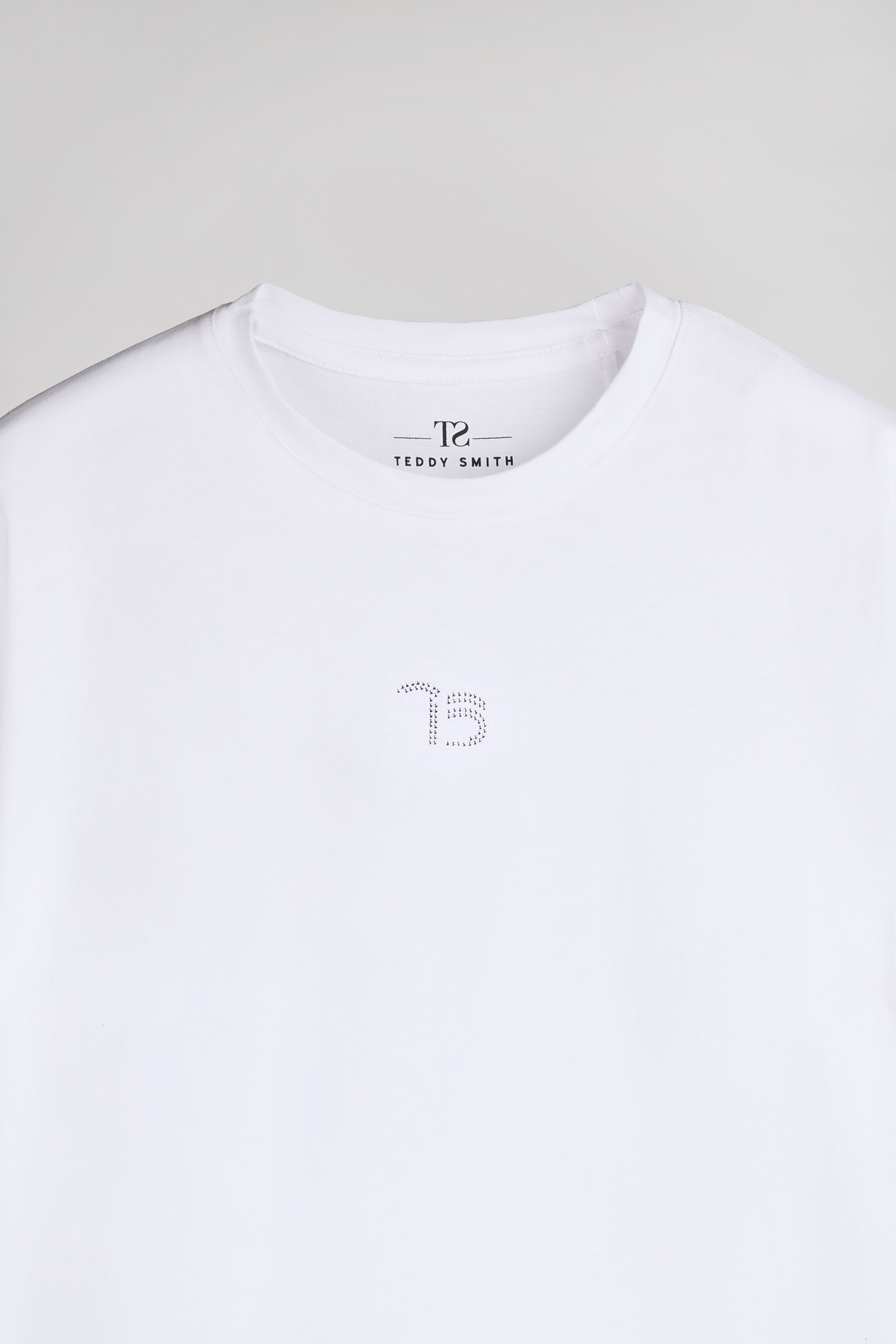 Teddy Smith T-Diana T-shirt femme blanc coton uni