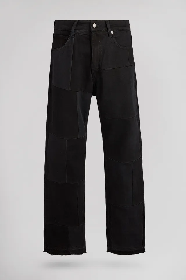 Teddy Smith Memphis Straight L32 jean noir gris coton
