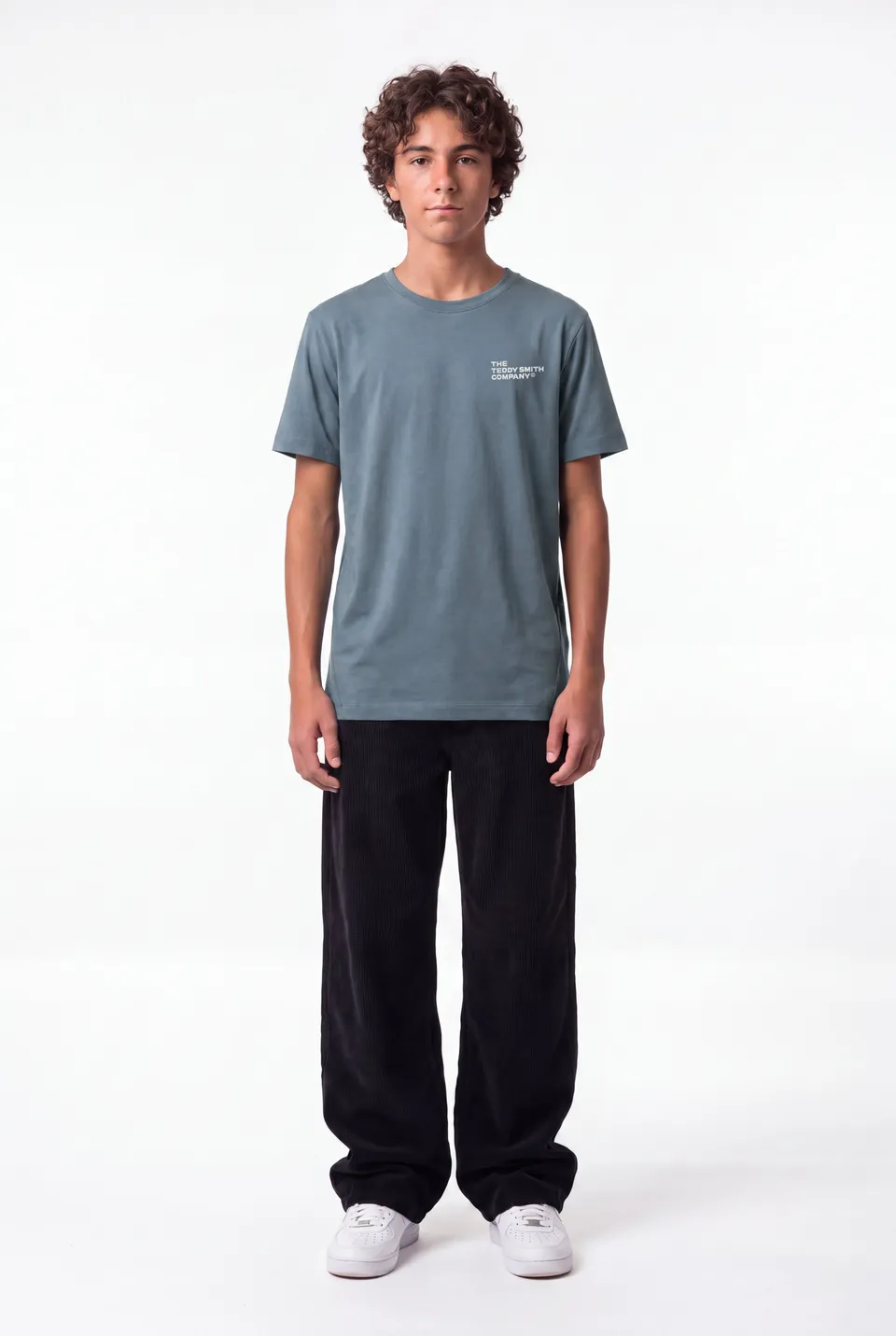 Teddy Smith T-Company t-shirt garçon gris météore