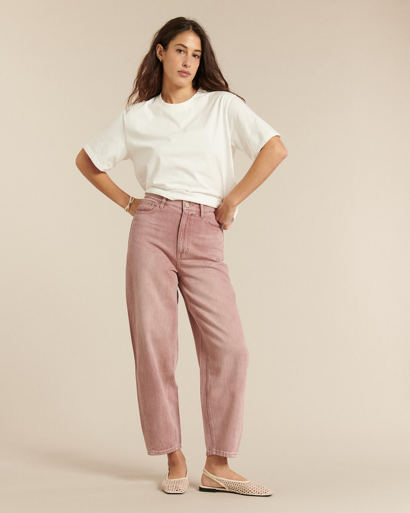 Labdip Jemma jean ballon femme Quartz lyocell