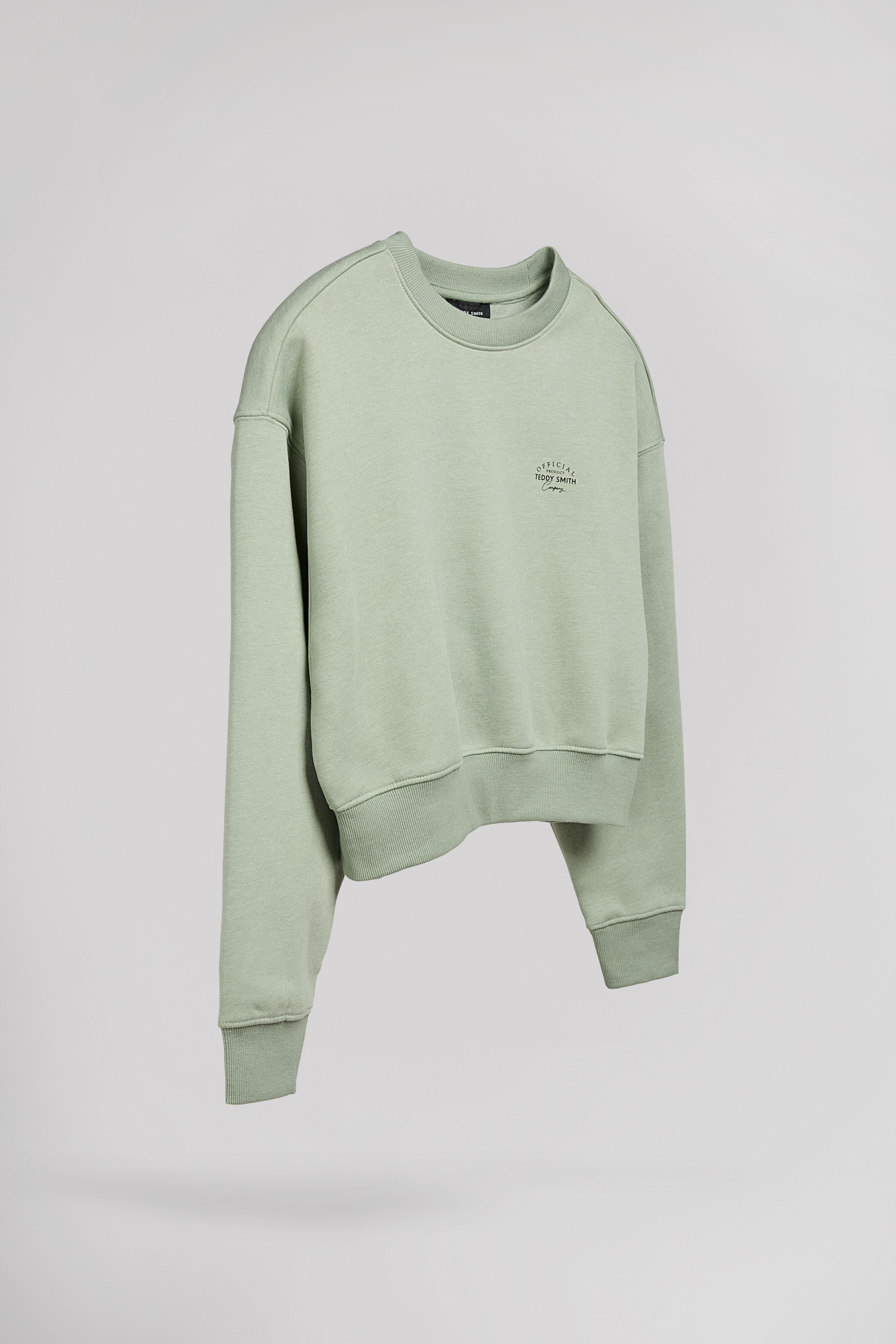 Teddy Smith S-Andrea JR sweat vert iceberg fille