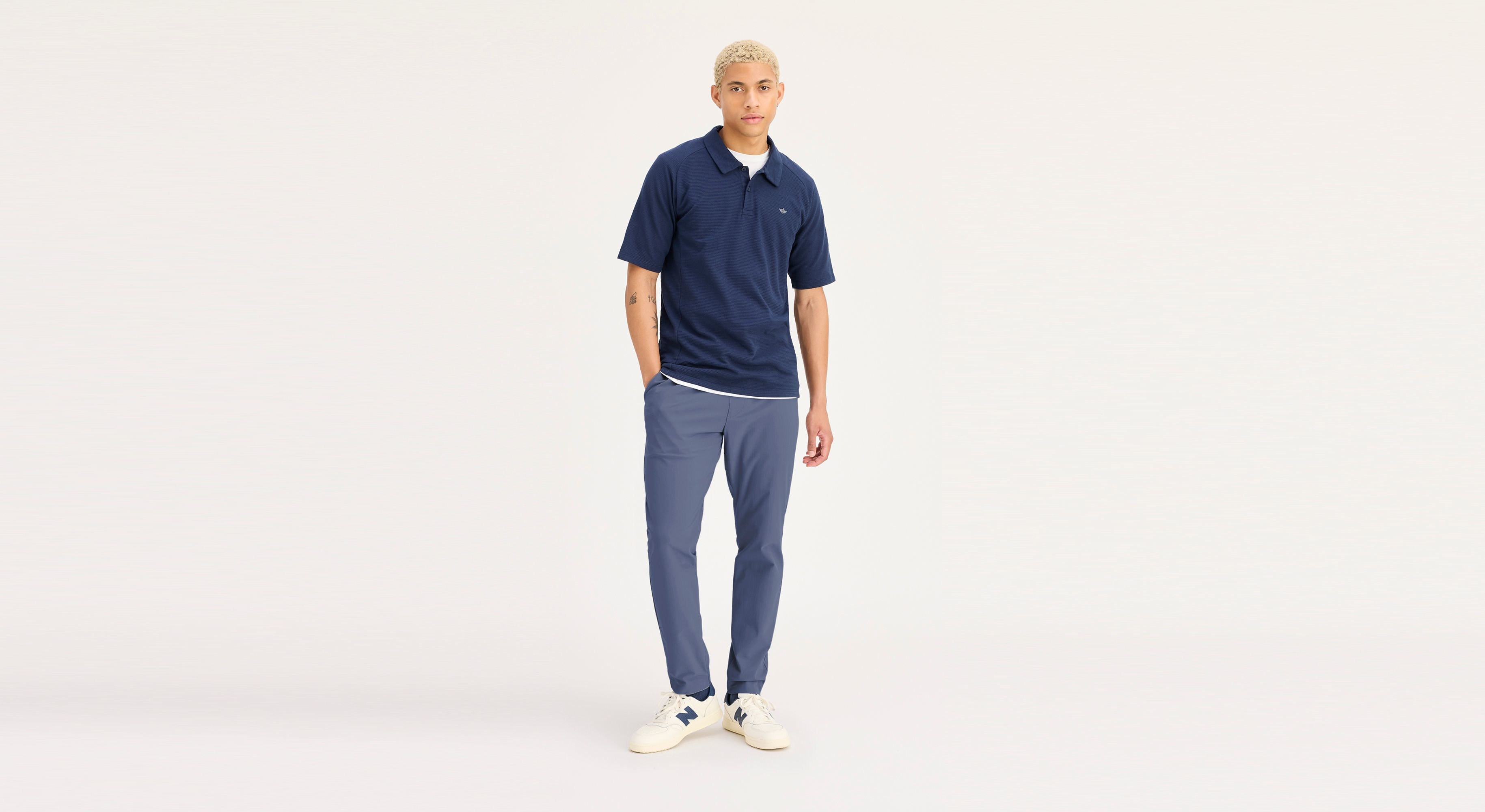 Dockers Go Airweave jogger homme bleu slim