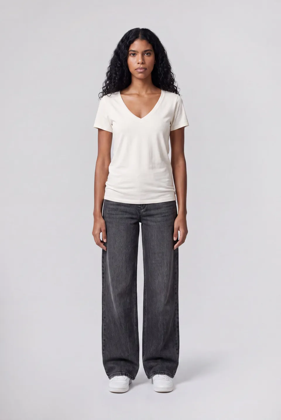 Teddy Smith T-Mia t-shirt femme blanc cassé modal