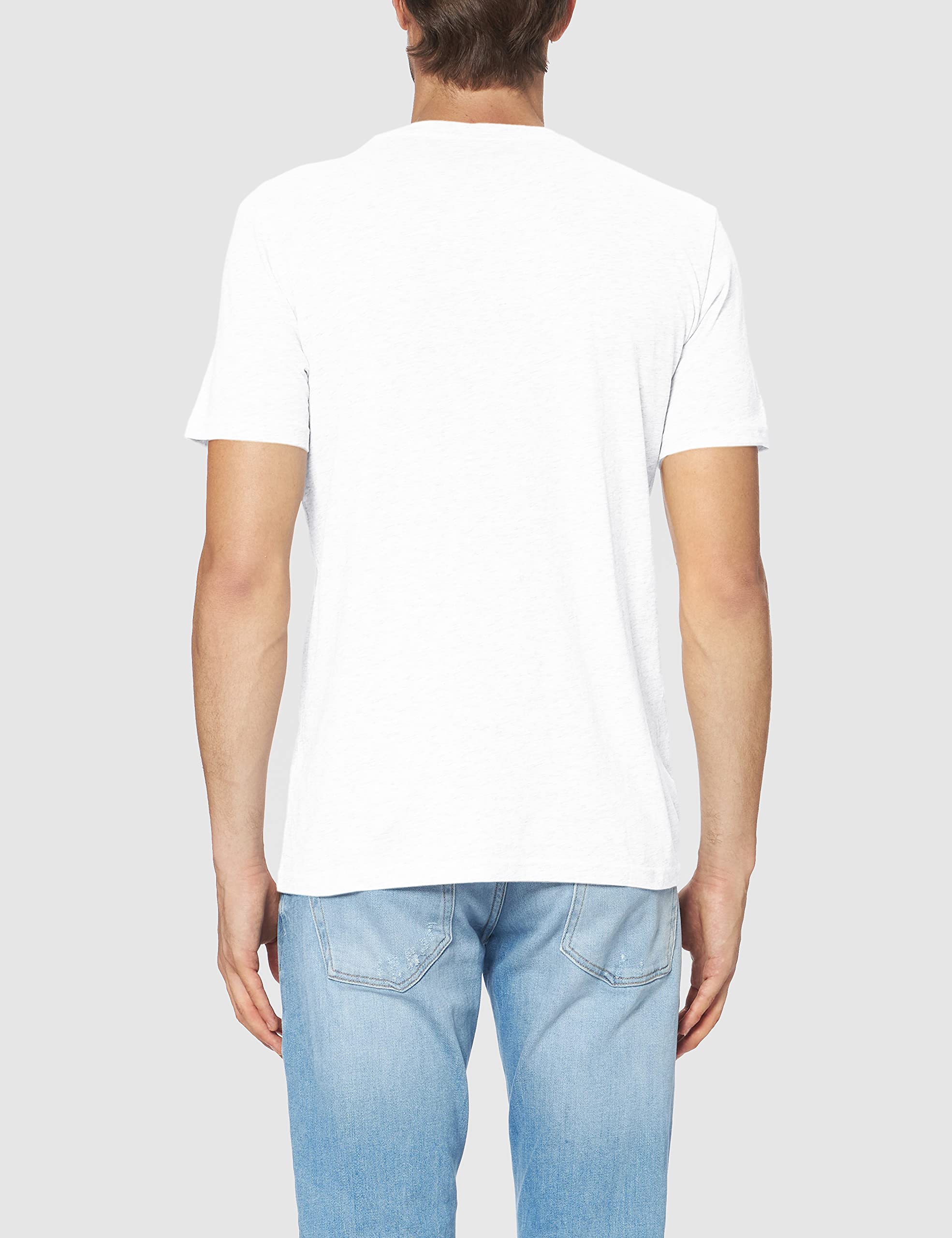 Lee Stripe Tee T-shirt homme blanc coupe régulière