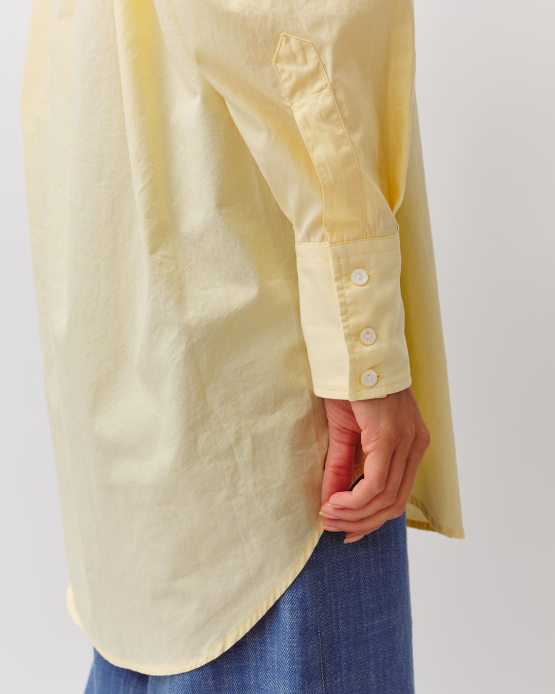Diega Cameloa chemise jaune oversize fluide