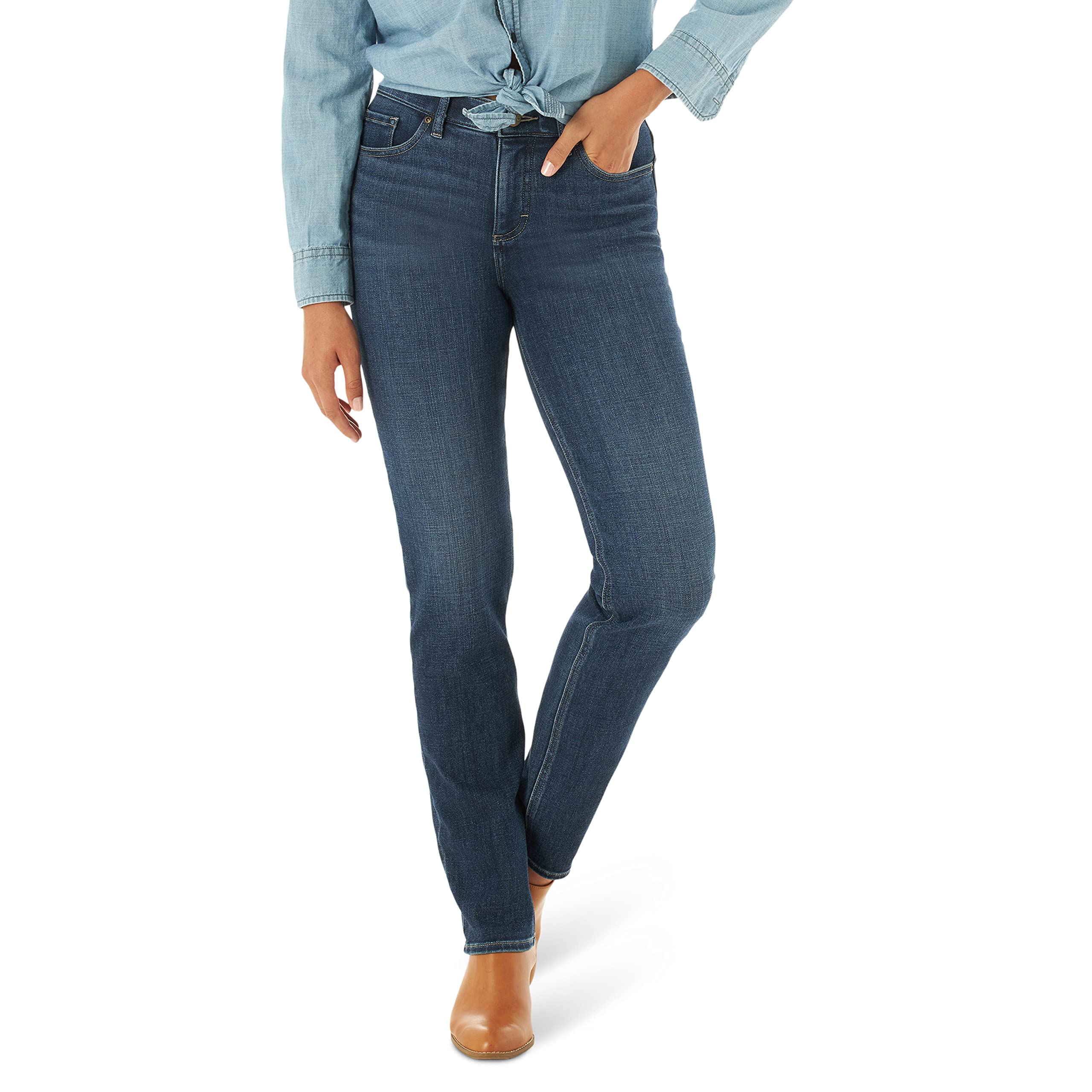 Lee Ulc Straight jean femme stretch coupe droite