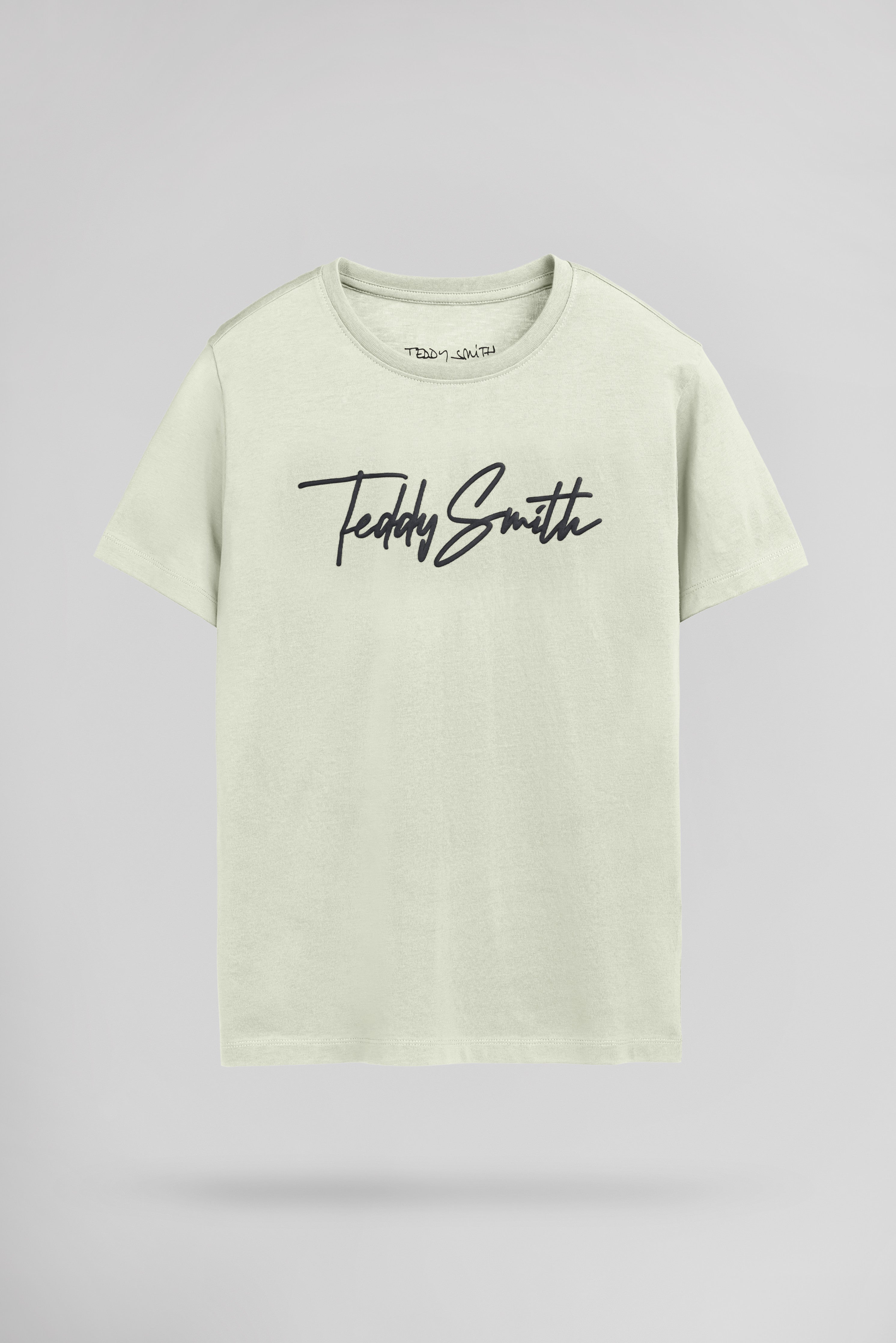Teddy Smith T-Evan MC JR t-shirt vert nacré garçon