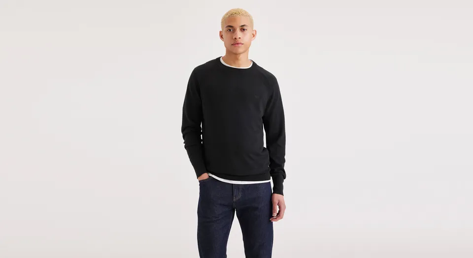Dockers pull col rond regular noir