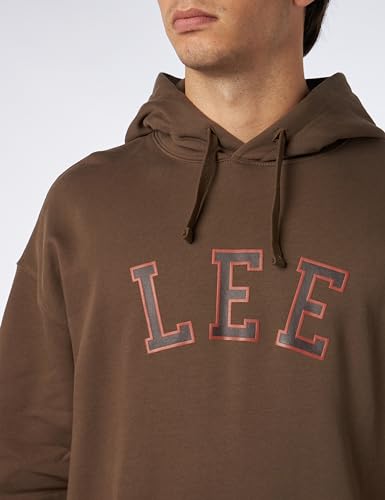 Lee Graphic sweat capuche homme M truffe molleton