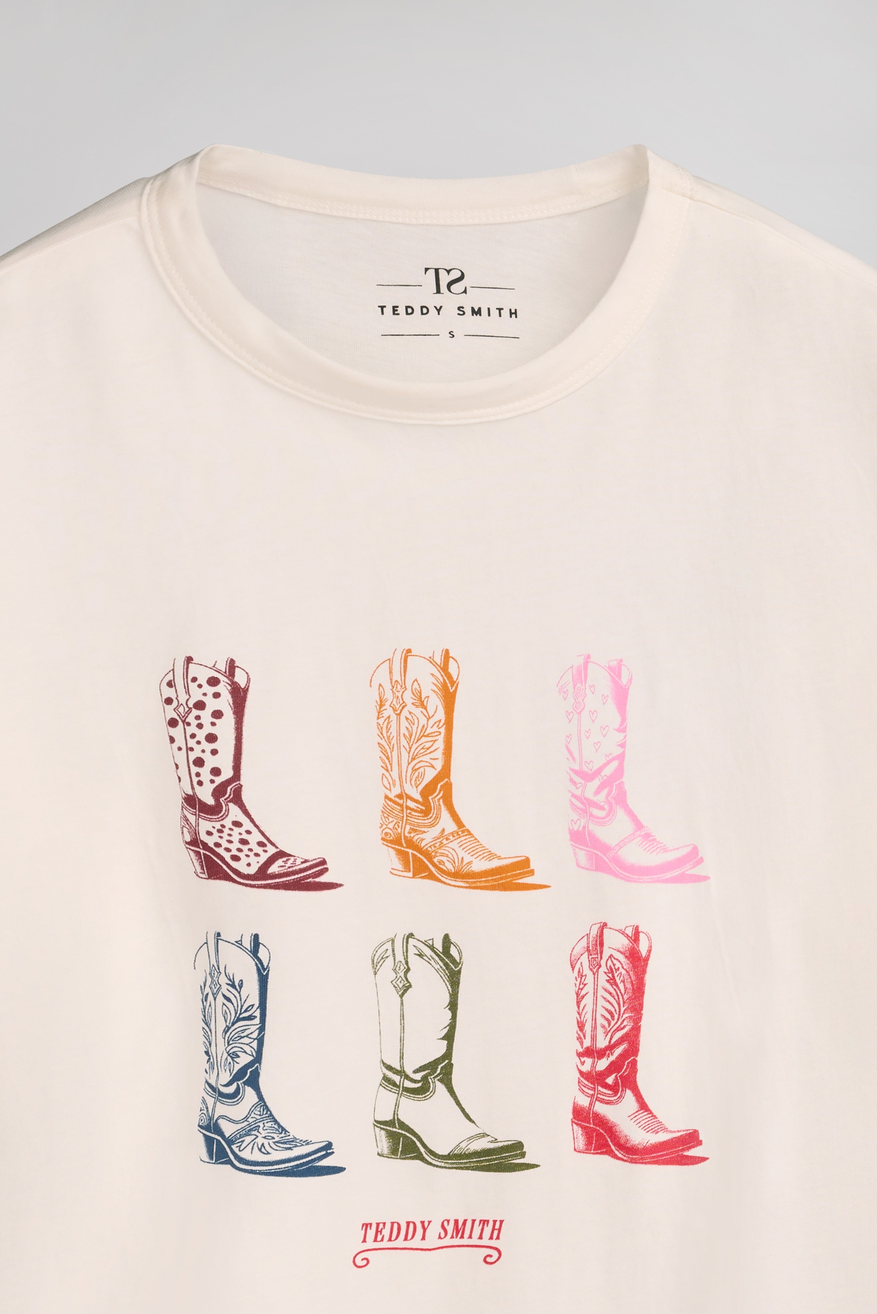 Teddy Smith T-Leya MC t-shirt oversize blanc femme