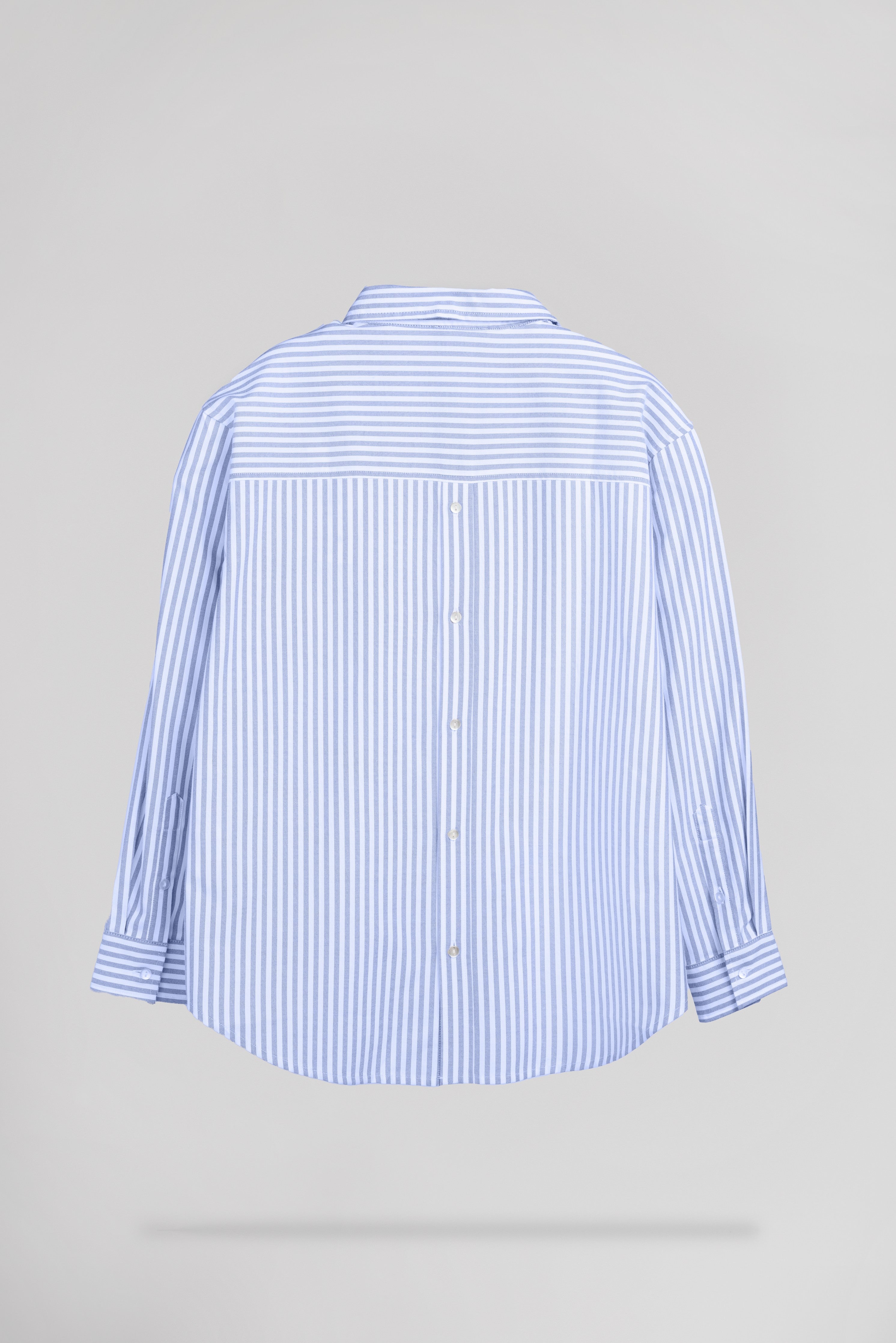 Teddy Smith C-Line ML Lunar chemise oversize bleu rayé