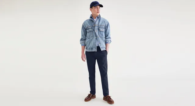 Dockers Alpha chino homme bleu slim stretch Navy Blazer