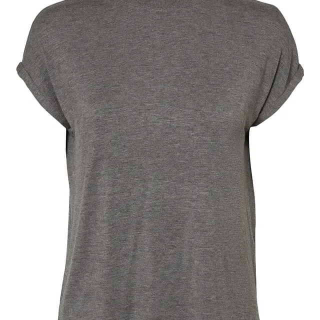 Noisy May t-shirt col O manches courtes viscose