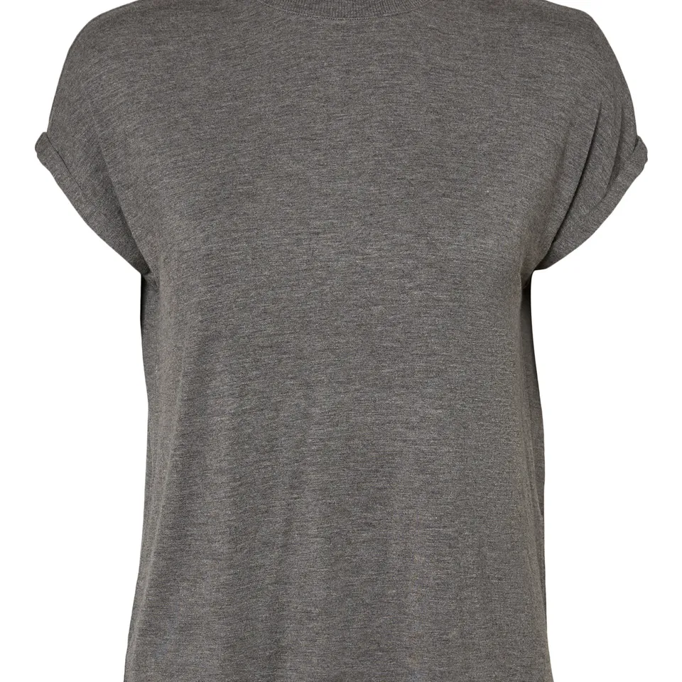 Noisy May Top t-shirt col rond manches courtes viscose