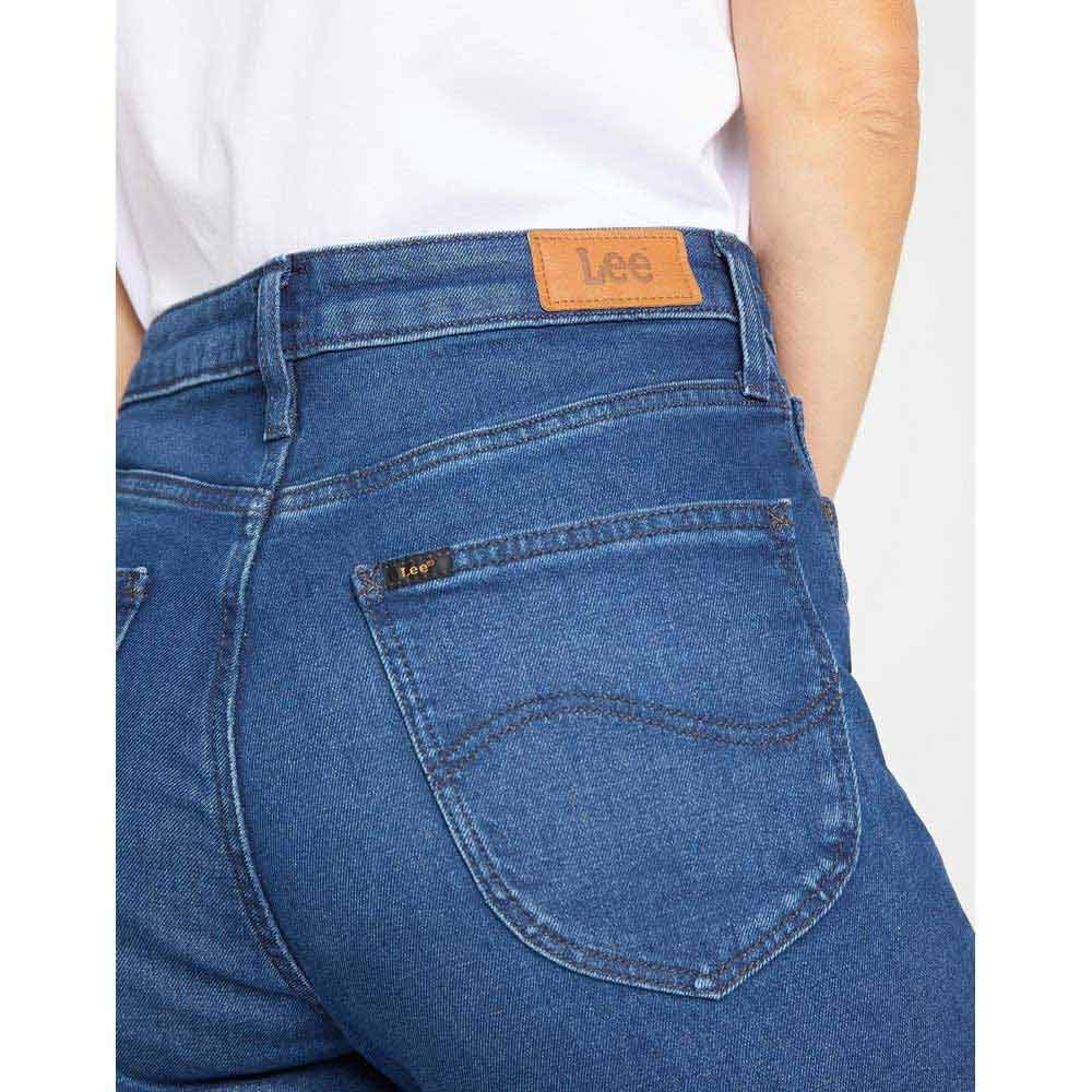 Lee Carol jean femme Dark Worn 27W/33L délavé