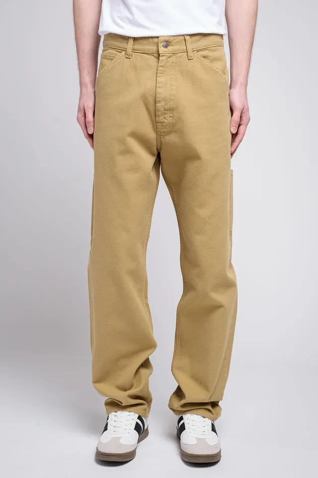 Teddy Smith Carpenter Canva pantalon droit beige coton