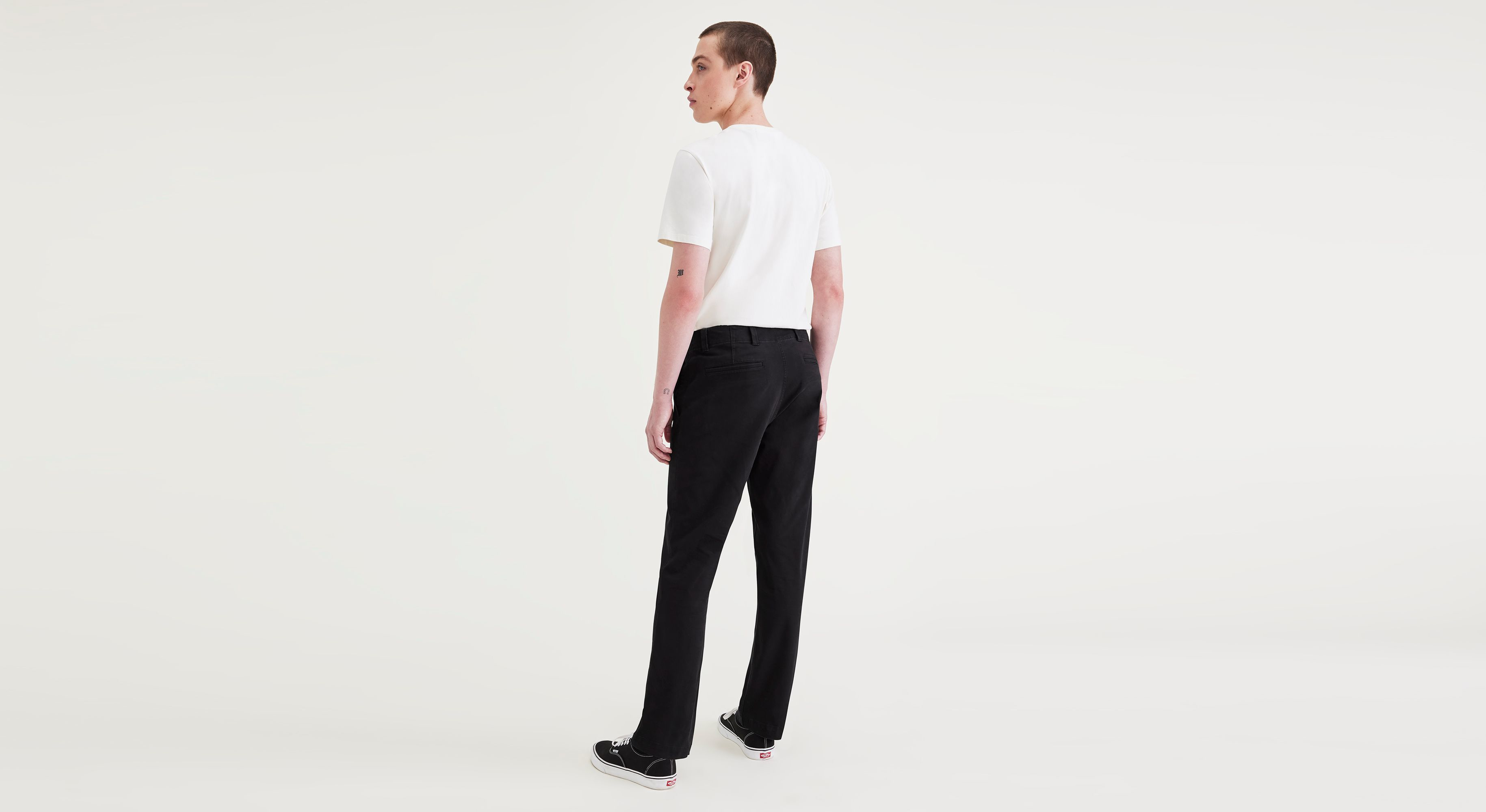 Dockers Alpha Chino pantalon slim noir stretch durable