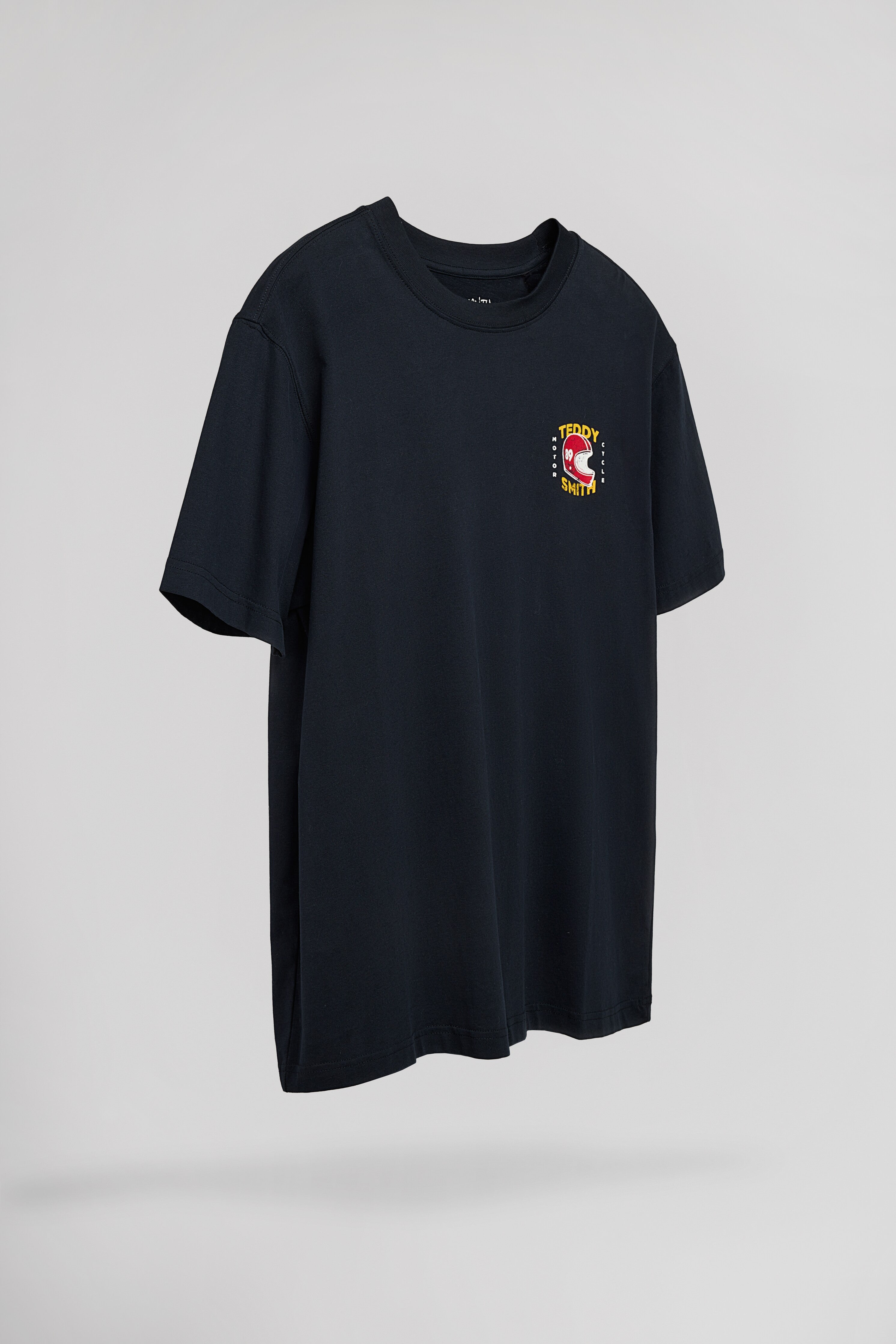 Teddy Smith T-Rubber MC t-shirt dark navy ample vintage