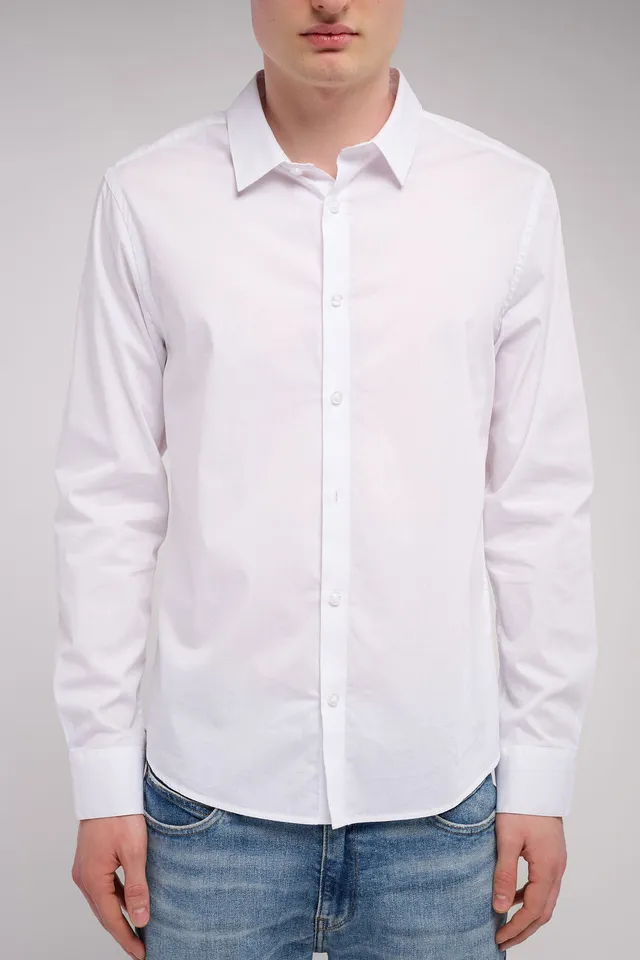 Teddy Smith C-Oswald chemise blanche cintrée homme