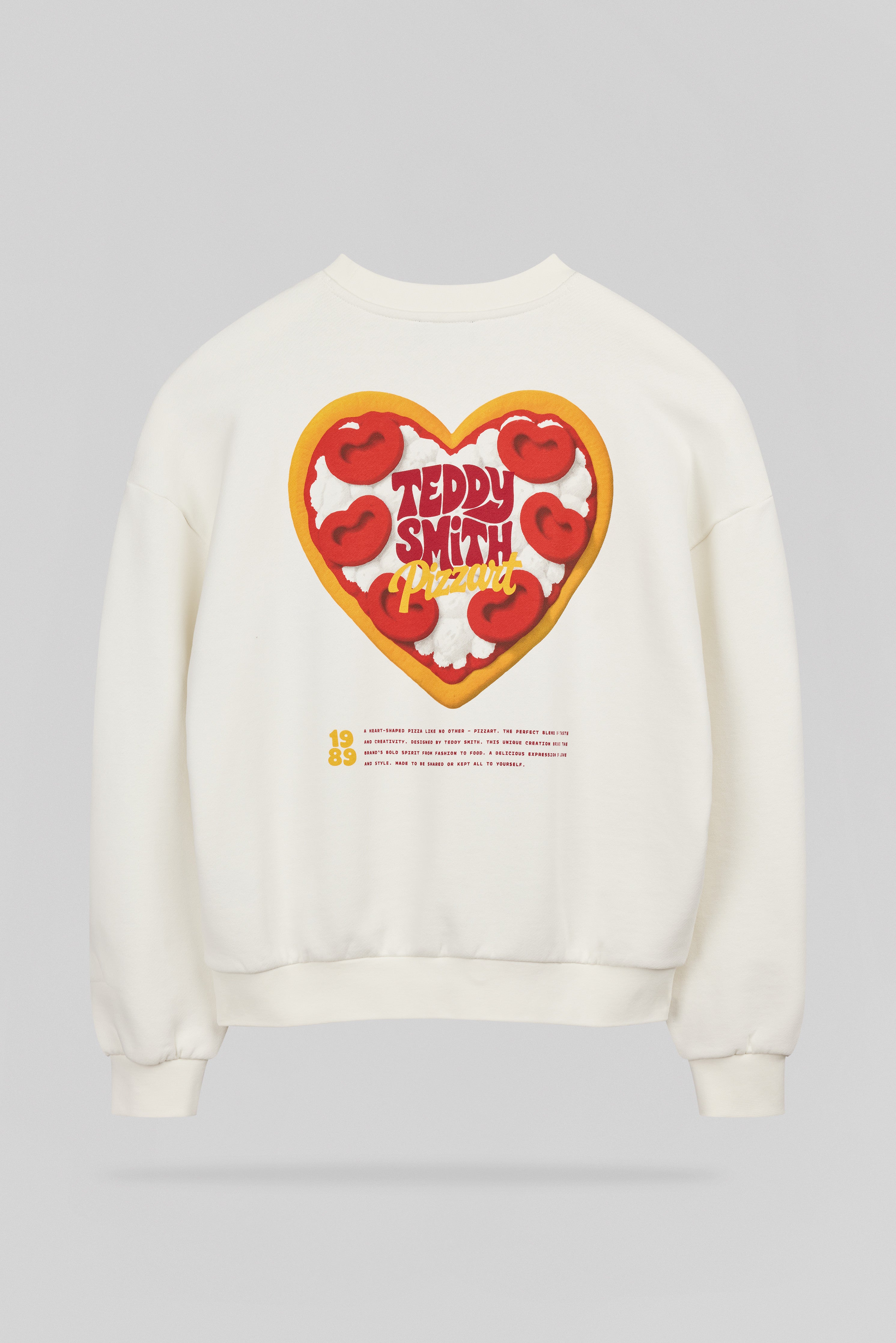 Teddy Smith S-Ely RC JR sweat blanc fille