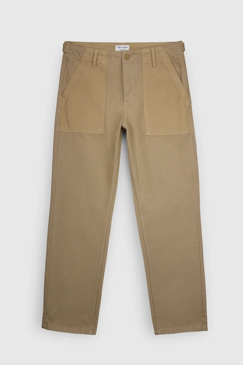 Teddy Smith P-Utility 2 Ton pantalon beige coton droit