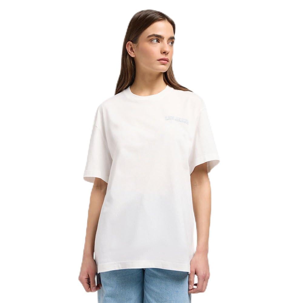 Lee Col Rond t-shirt femme M coton