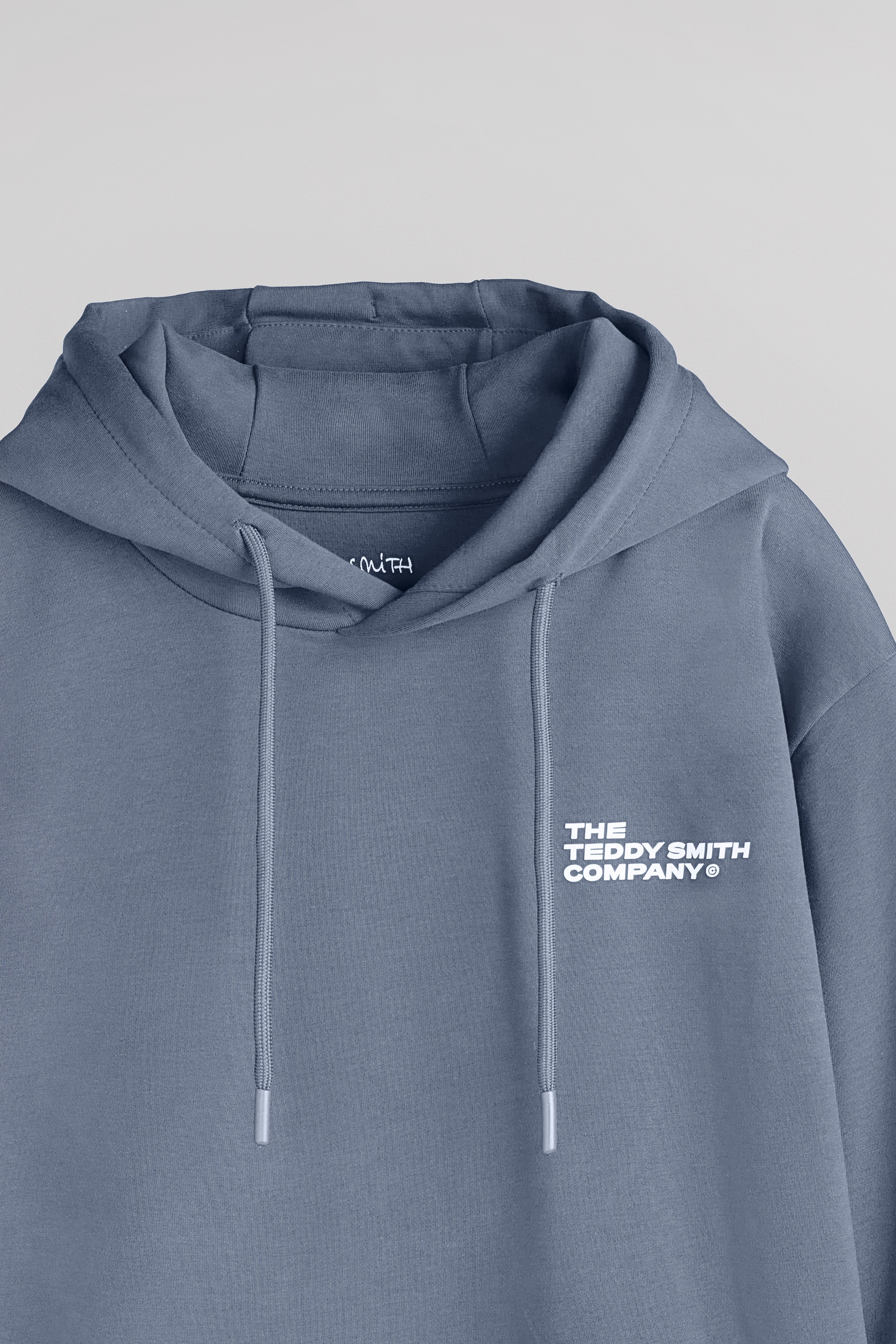 Teddy Smith S-Company sweat gris météore capuche