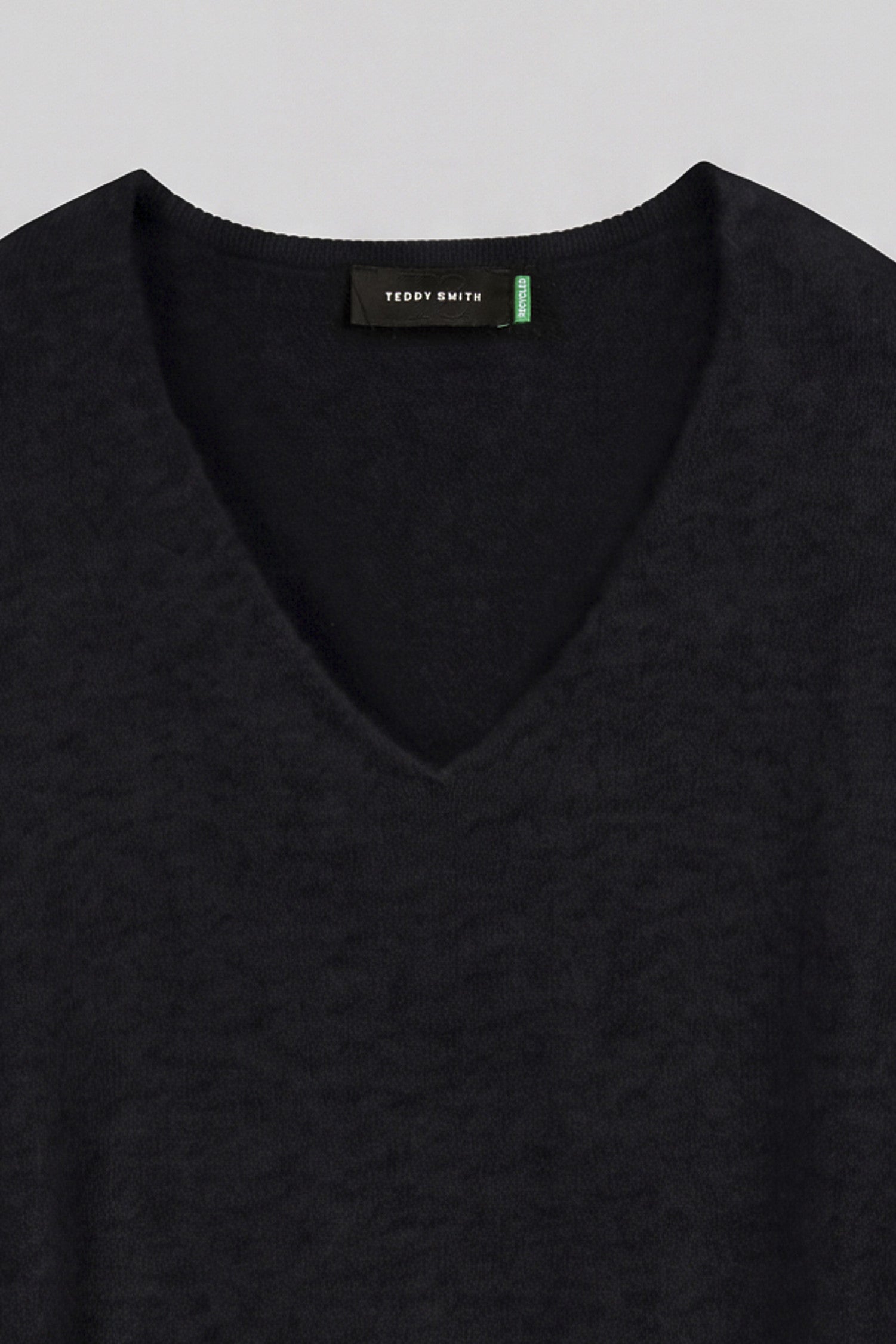 Teddy Smith P-Billie Noir pull femme col V laine