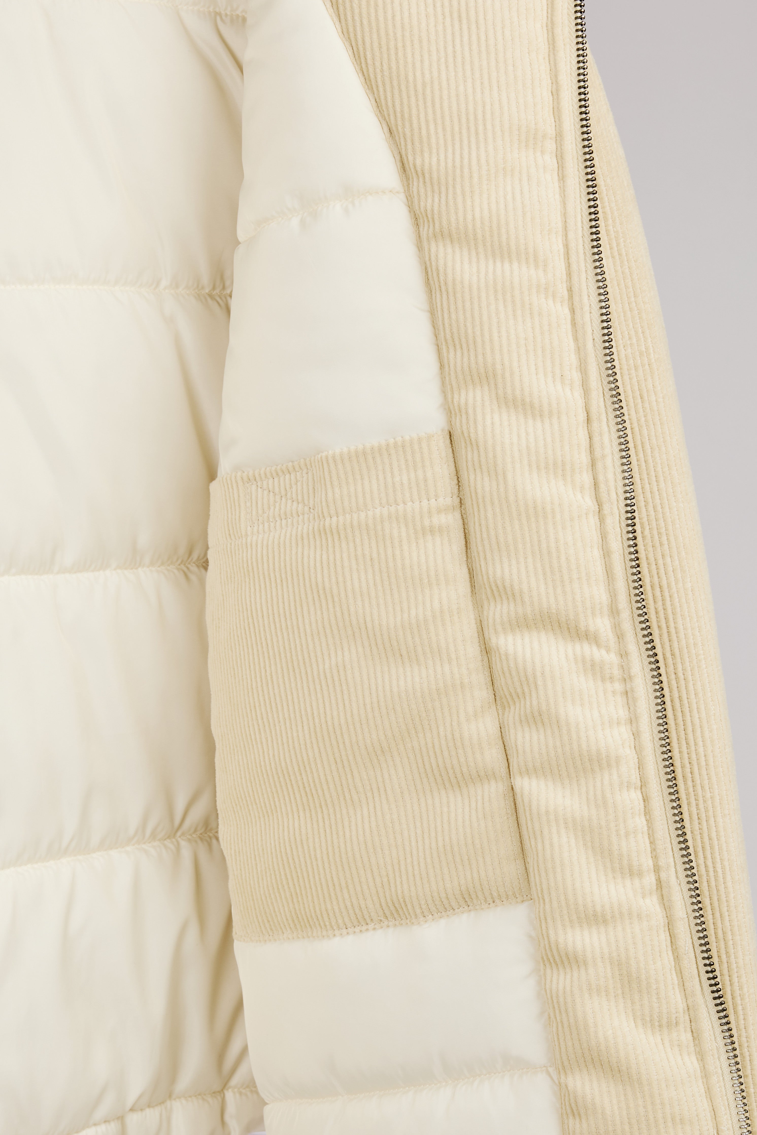 Teddy Smith B-Clement blouson velours beige clair homme