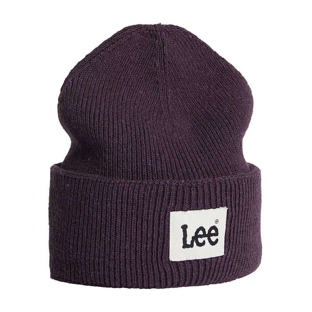 Lee bonnet bleu Parry maille côtelée homme