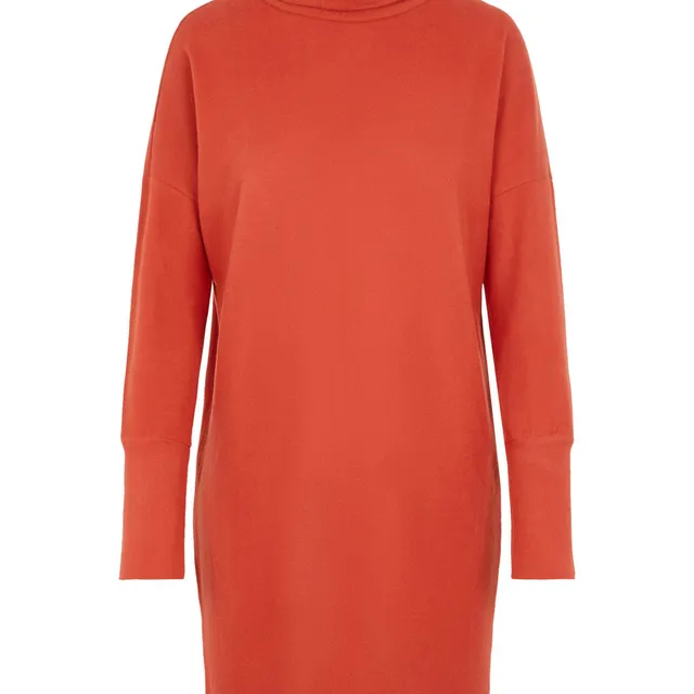 Noisy May robe courte col montant effet molleton