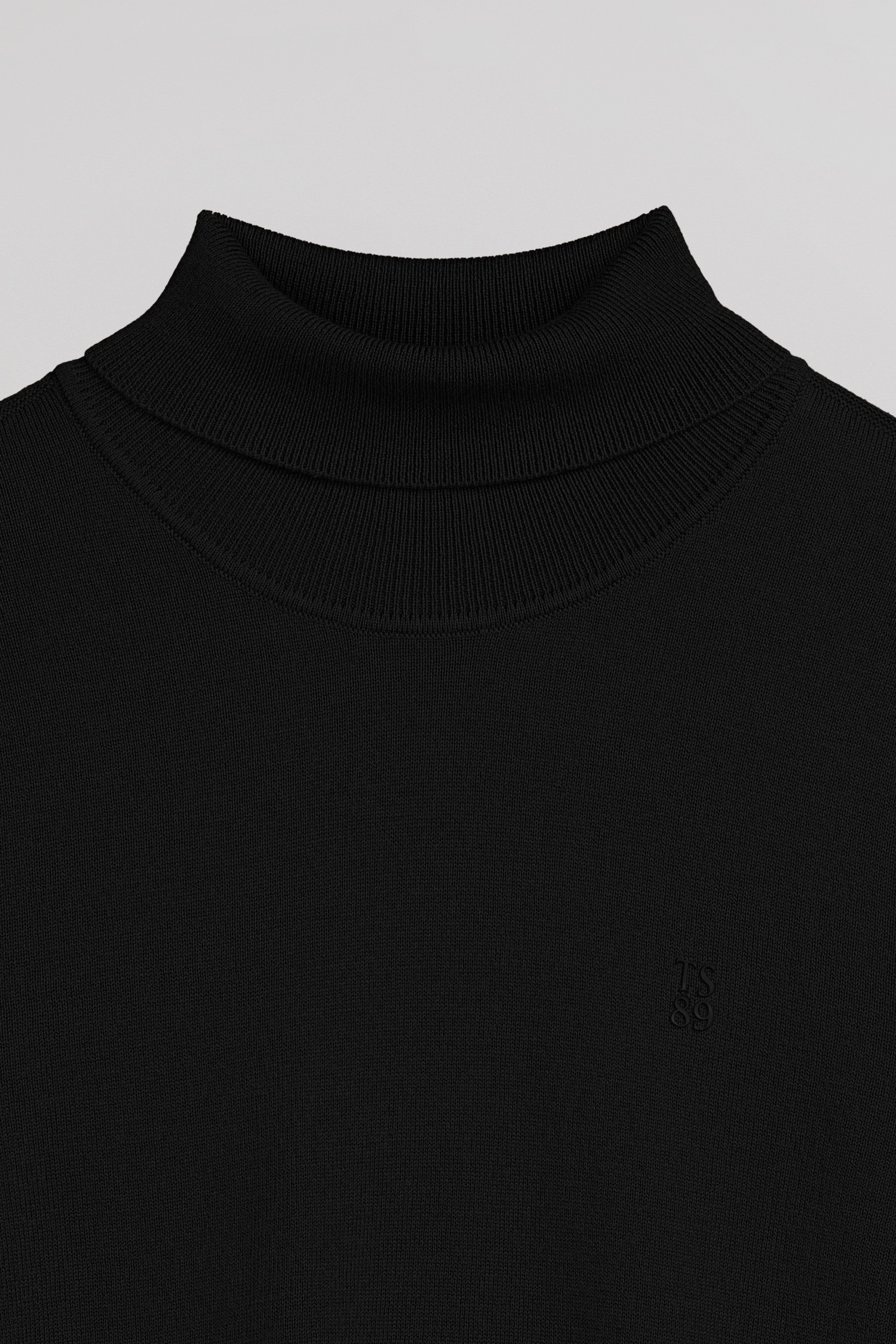 Teddy Smith P-Marcellus pull col roulé noir