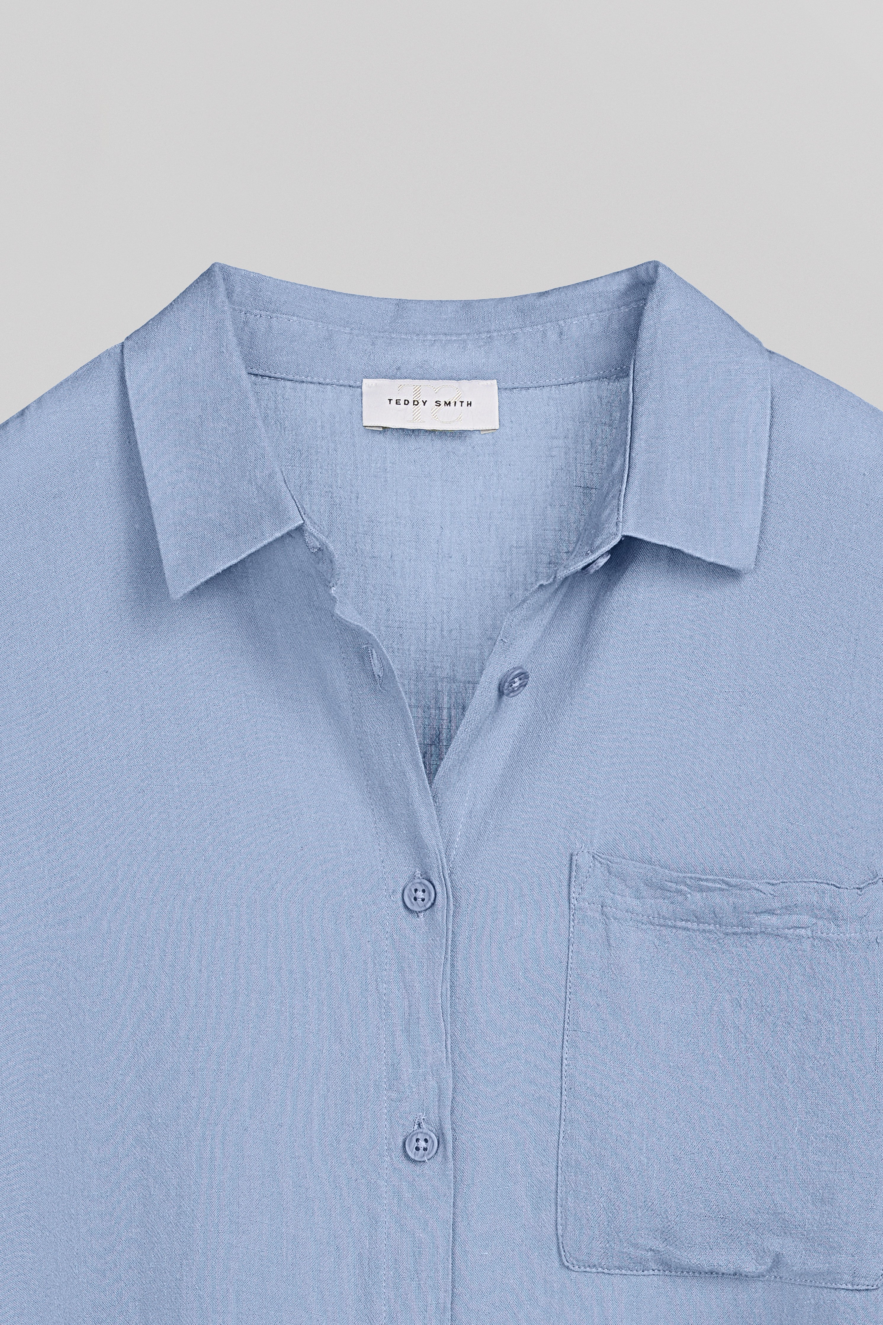Teddy Smith C-ELIA chemise femme bleu nuageux