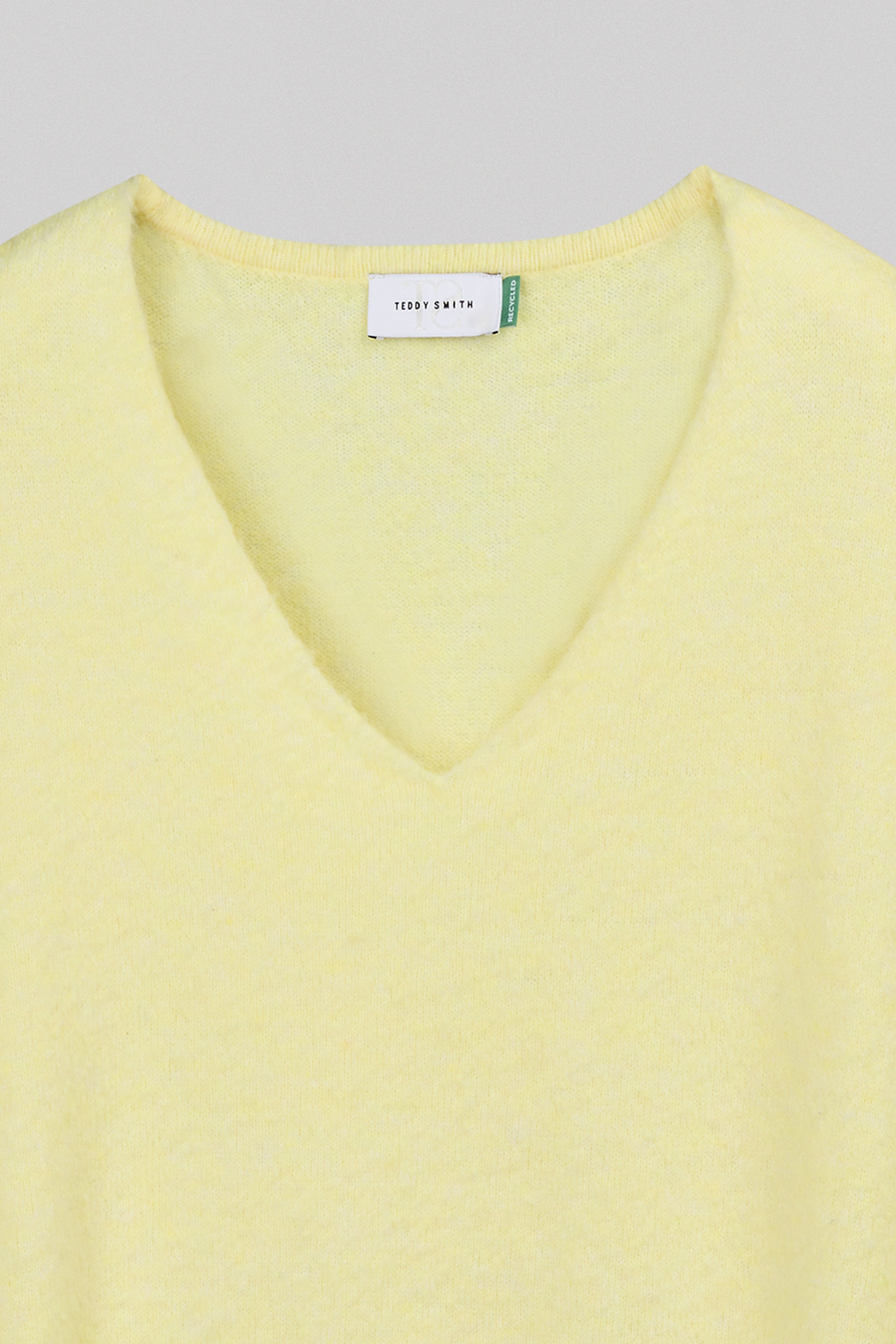 Teddy Smith P-Billie pull Jaune Citron Chiné laine