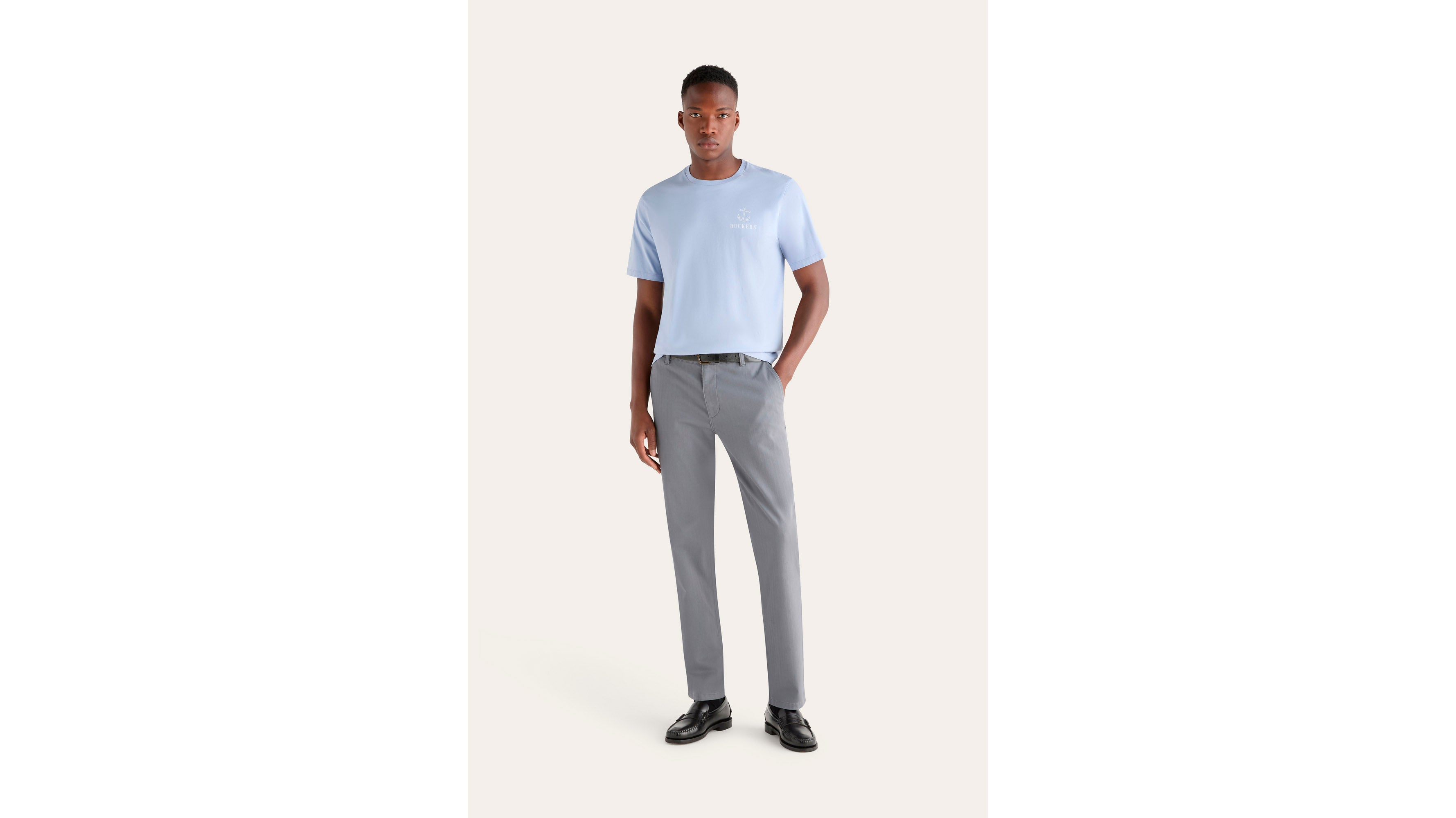 Dockers Ultimate Slim Fit pantalon chino gris stretch