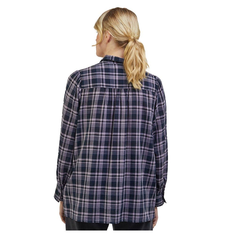 Lee Shirred T-Shirt chemisier XS violet coupe froncée