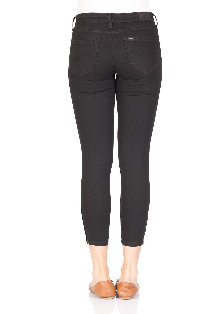 Lee Scarlett Cropped jean skinny noir 27/31