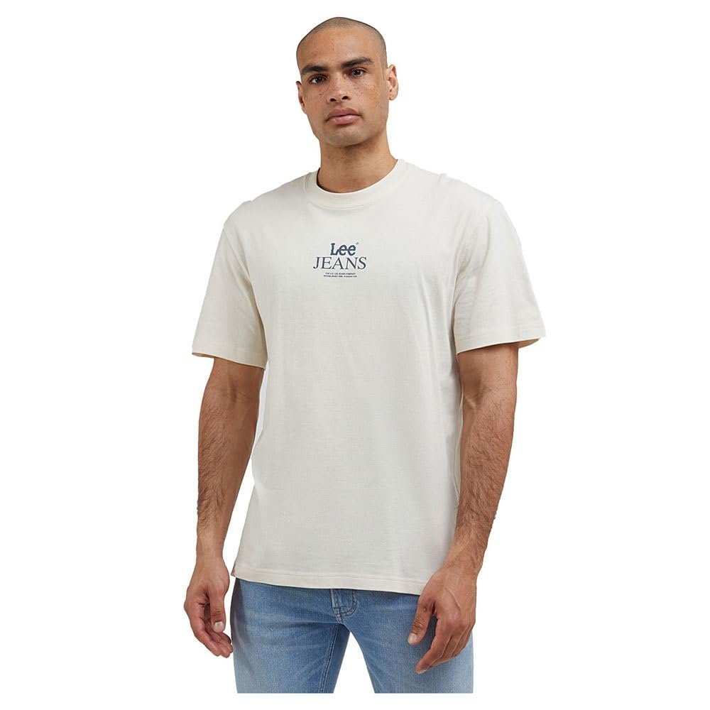 Lee Logo Loose Tee t-shirt homme noir délavé coton