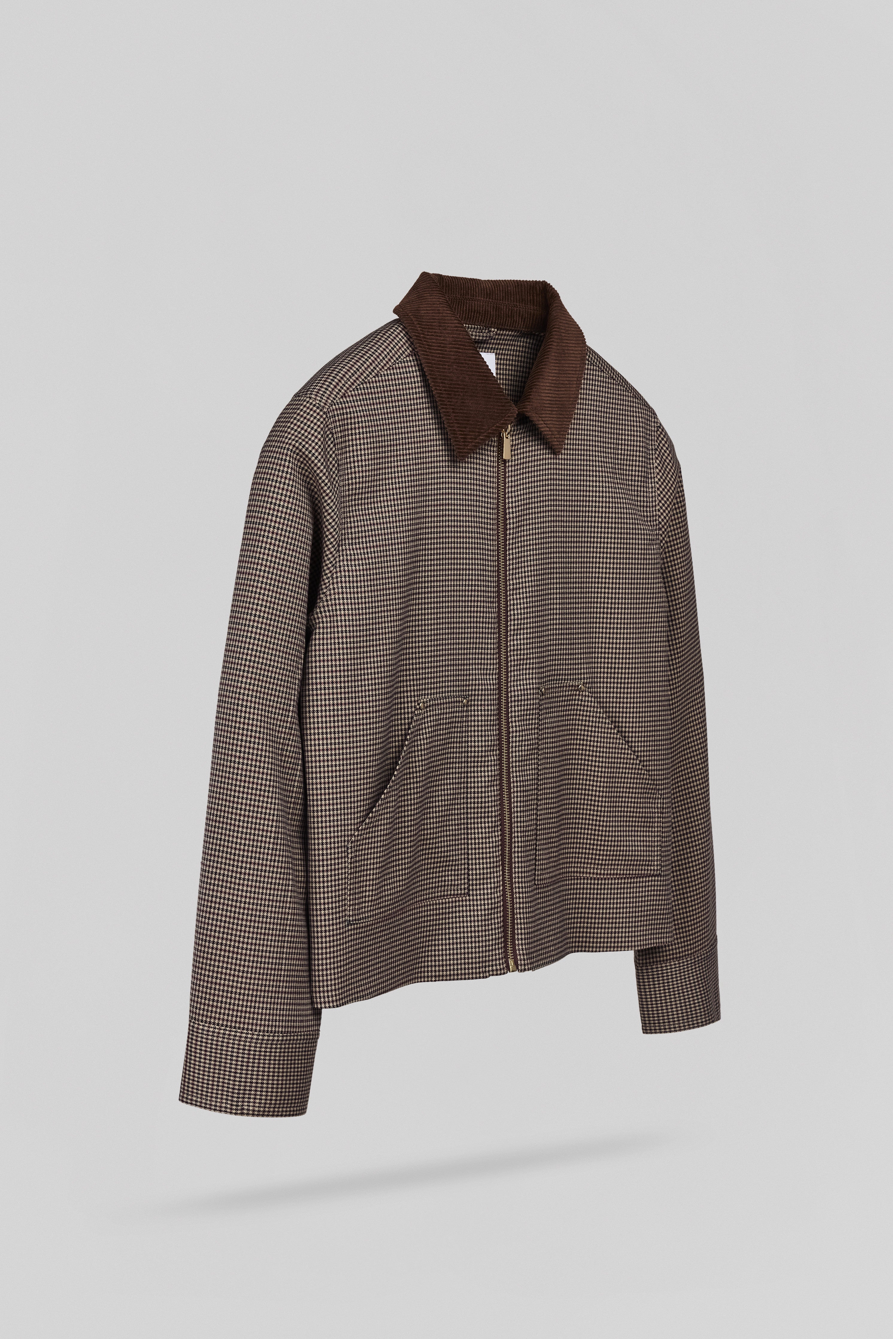 Teddy Smith B-Karo Wolf Blouson femme beige velours