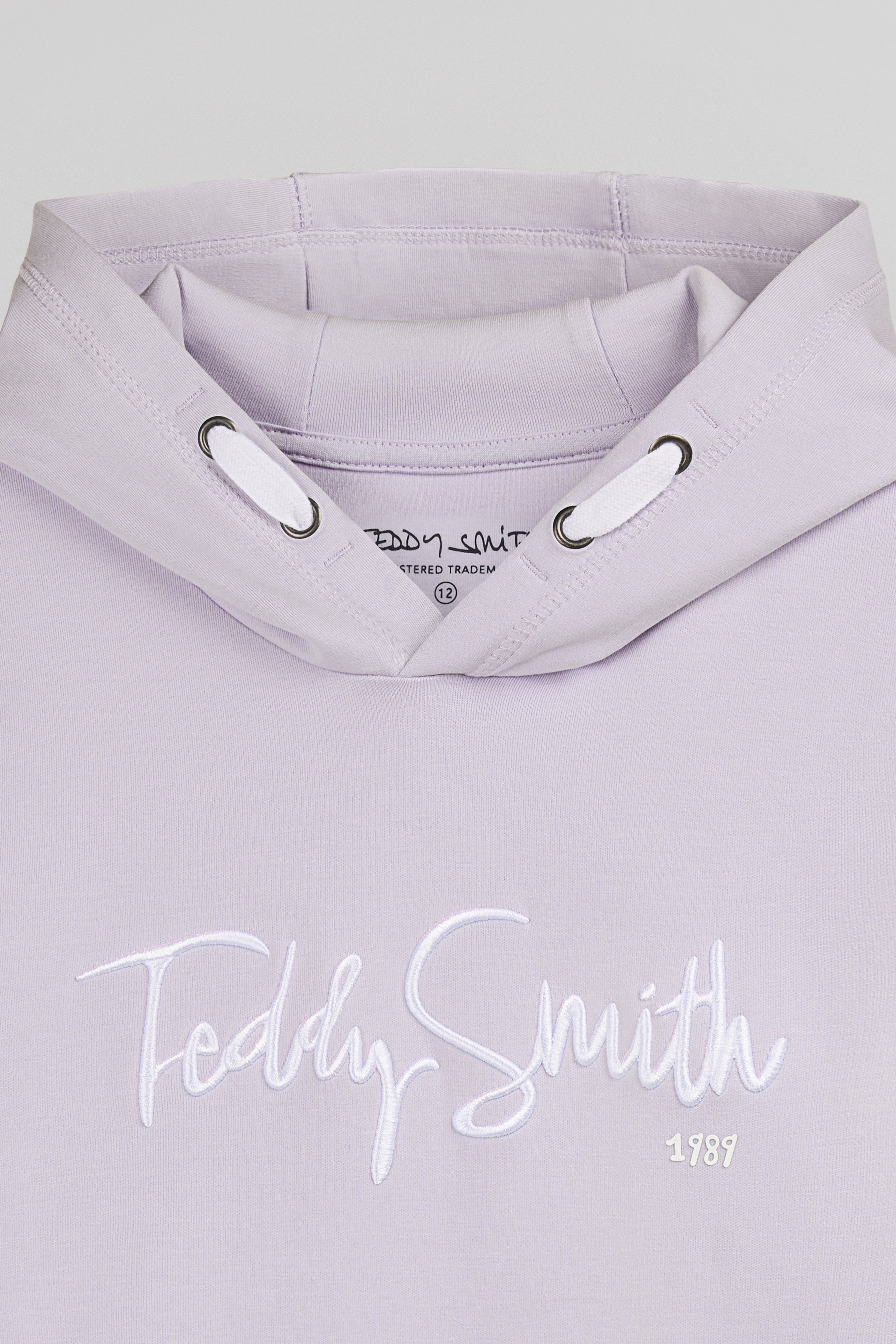 Teddy Smith S-Evry Hoody JR sweat capuche lavande coton