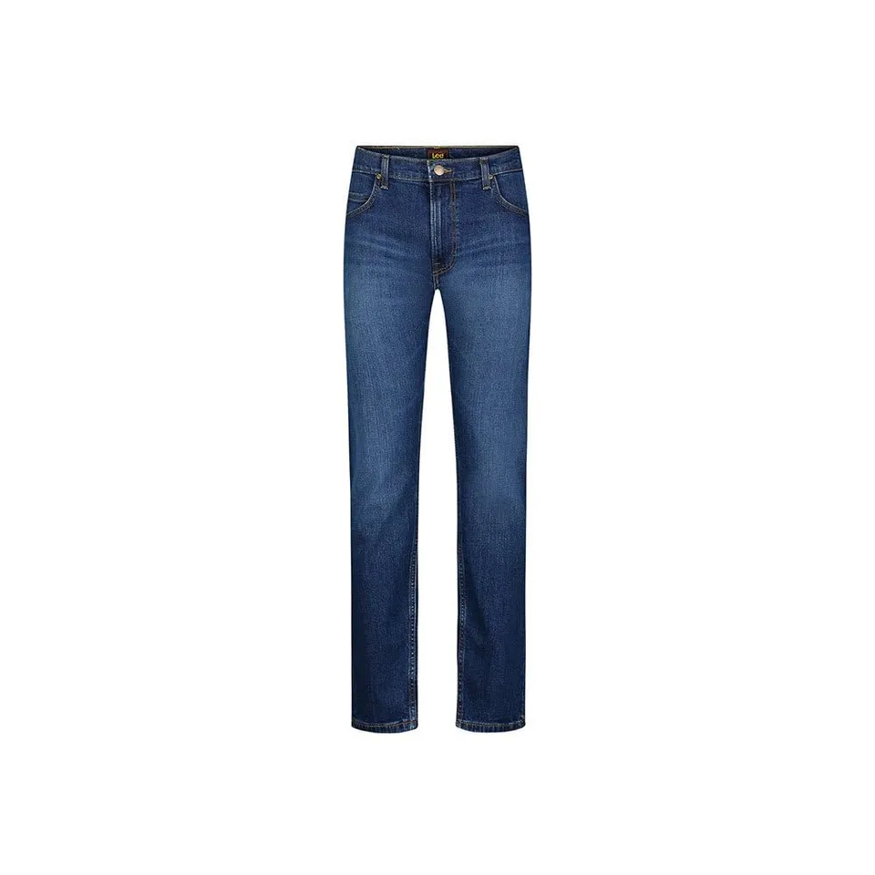Lee Rider jean homme slim droit délavage road