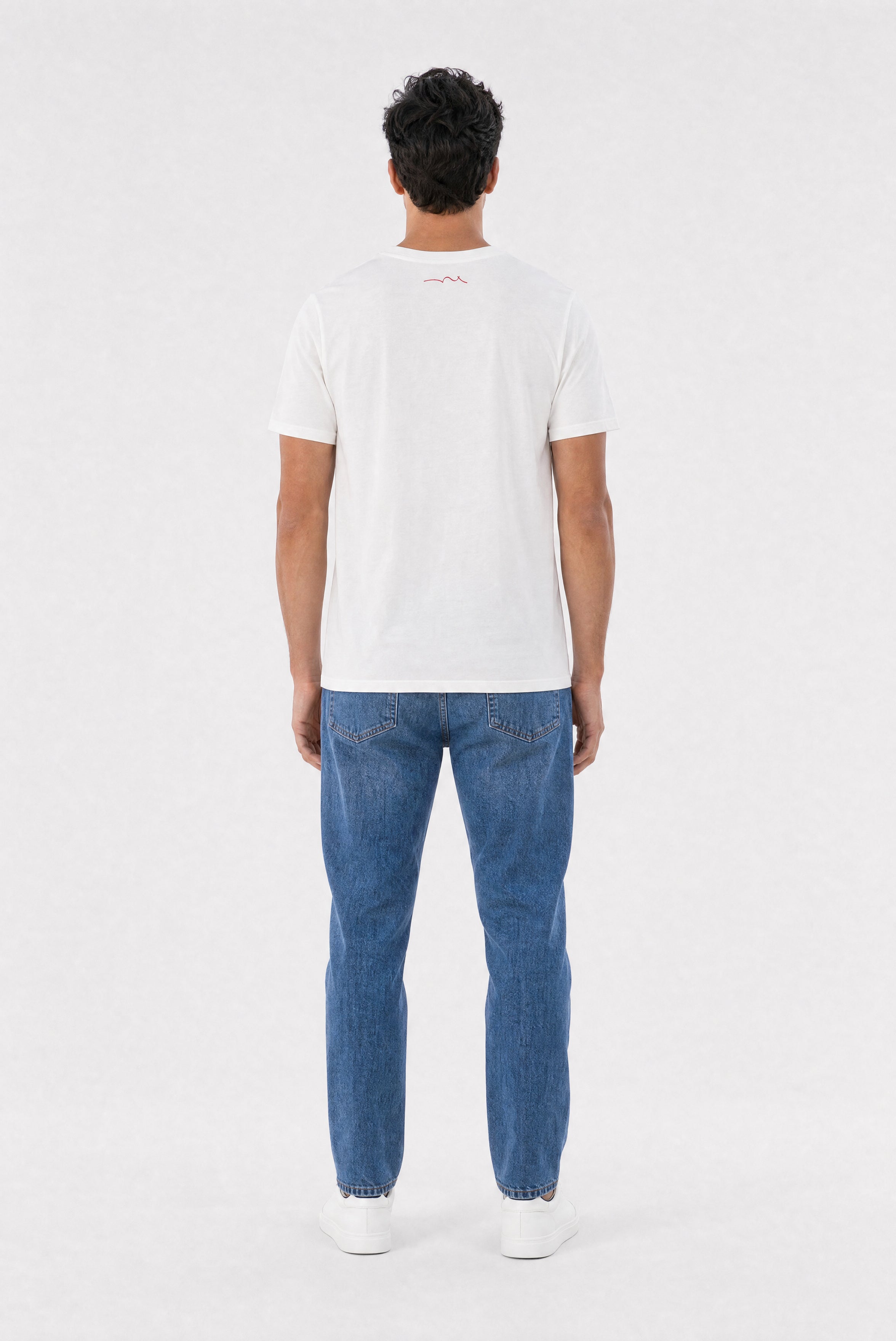 Teddy Smith T-Carser MC t-shirt middle white coton