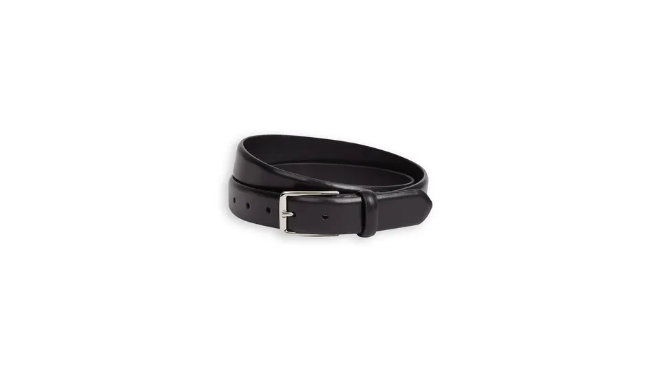 Dockers ceinture habillée cuir noir moucheté 100