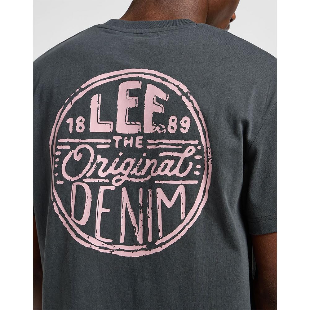 Lee Regular Logo Tee t-shirt homme noir coupe regular
