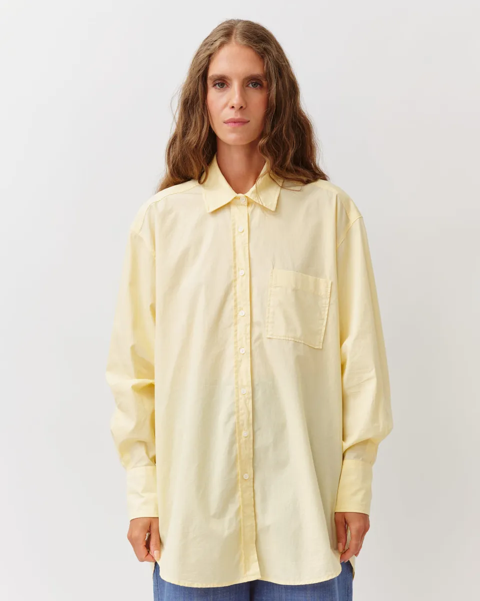 Diega Cameloa chemise jaune oversize fluide